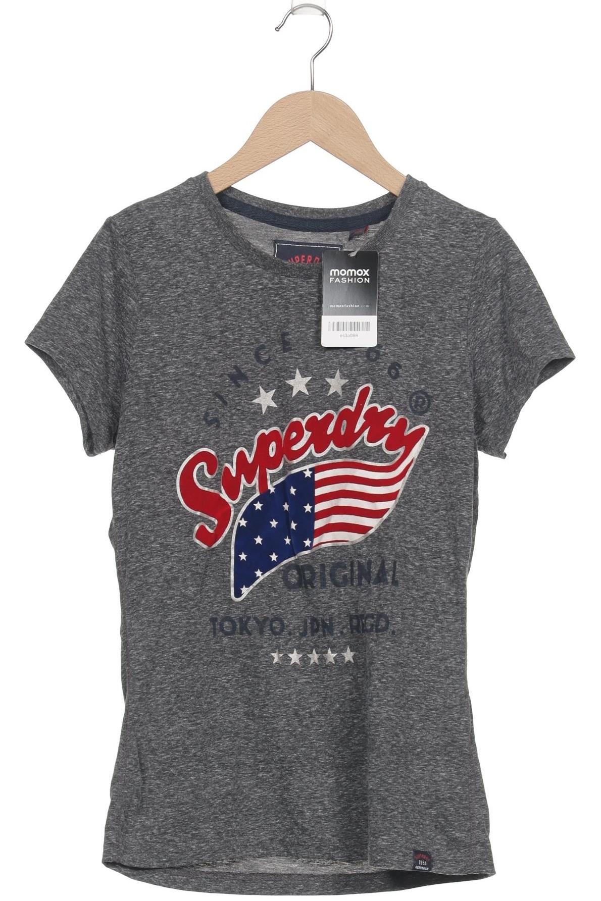 

Superdry Damen T-Shirt, grau, Gr. 40