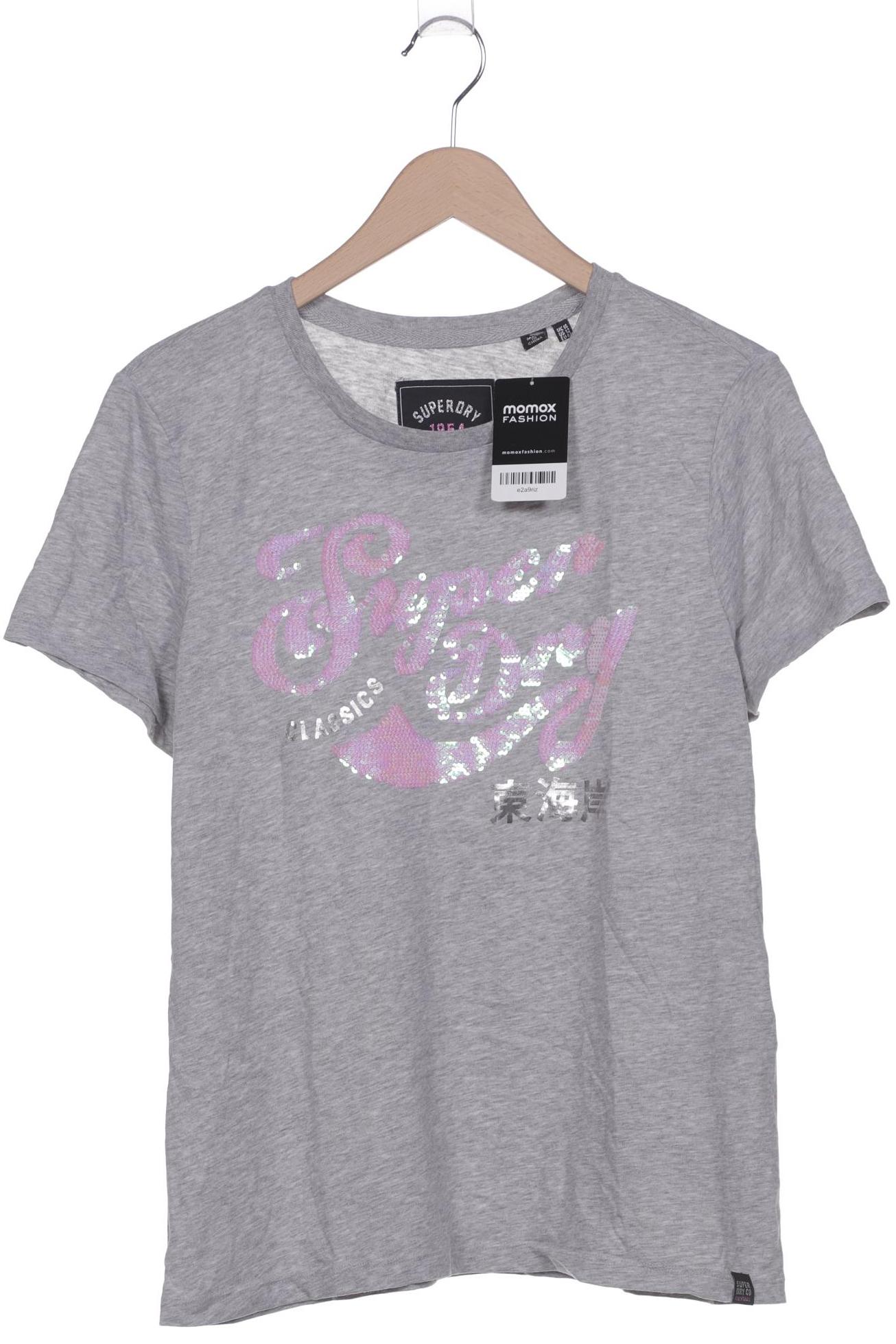 

Superdry Damen T-Shirt, grau, Gr. 44