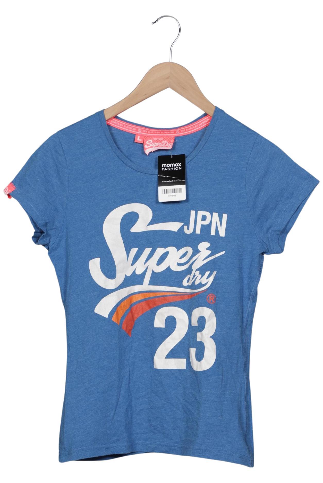 

Superdry Damen T-Shirt, blau, Gr. 42