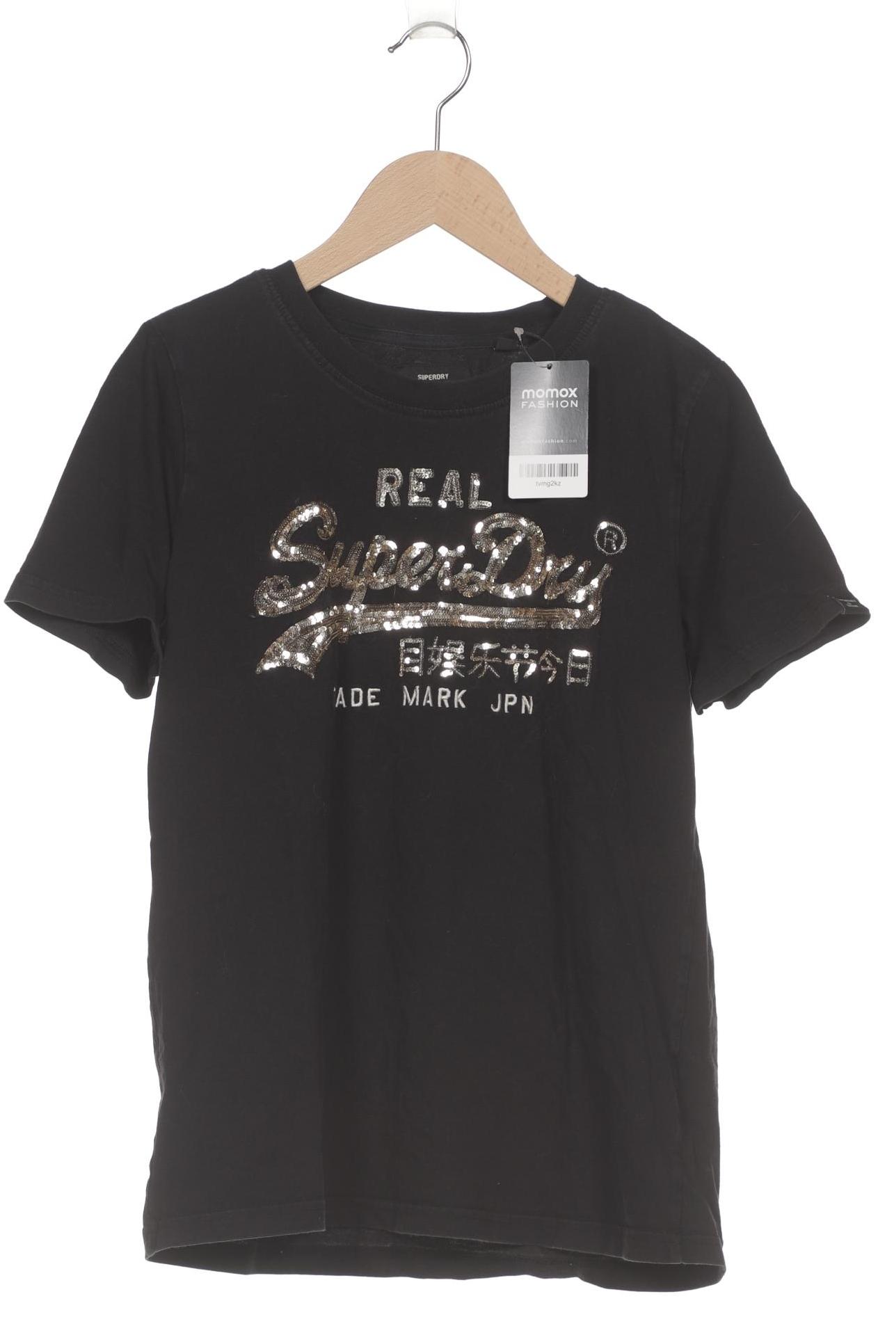 

Superdry Damen T-Shirt, schwarz, Gr. 36