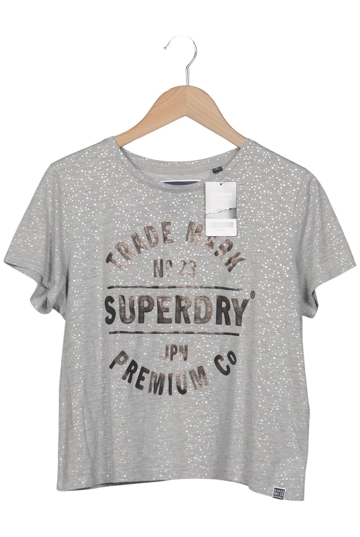

Superdry Damen T-Shirt, grau, Gr. 42