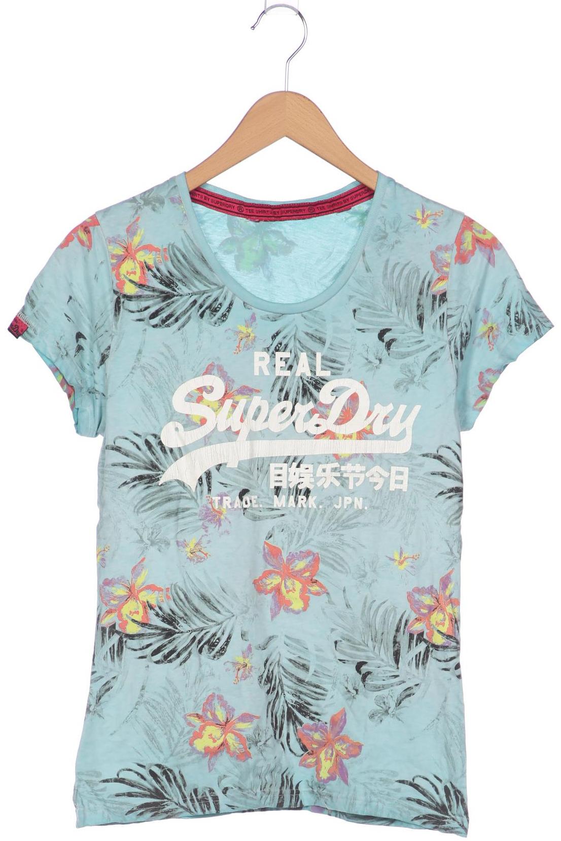 

Superdry Damen T-Shirt, türkis, Gr. 38