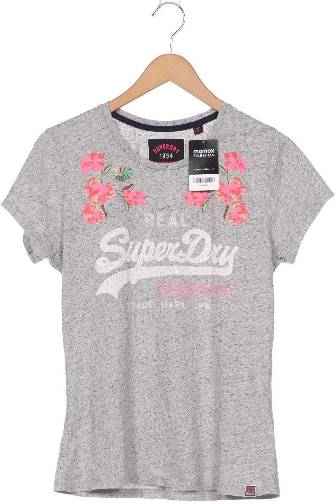 

Superdry Damen T-Shirt, grau, Gr. 42