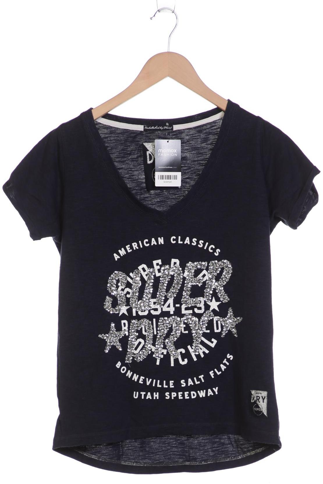 

Superdry Damen T-Shirt, marineblau, Gr. 38