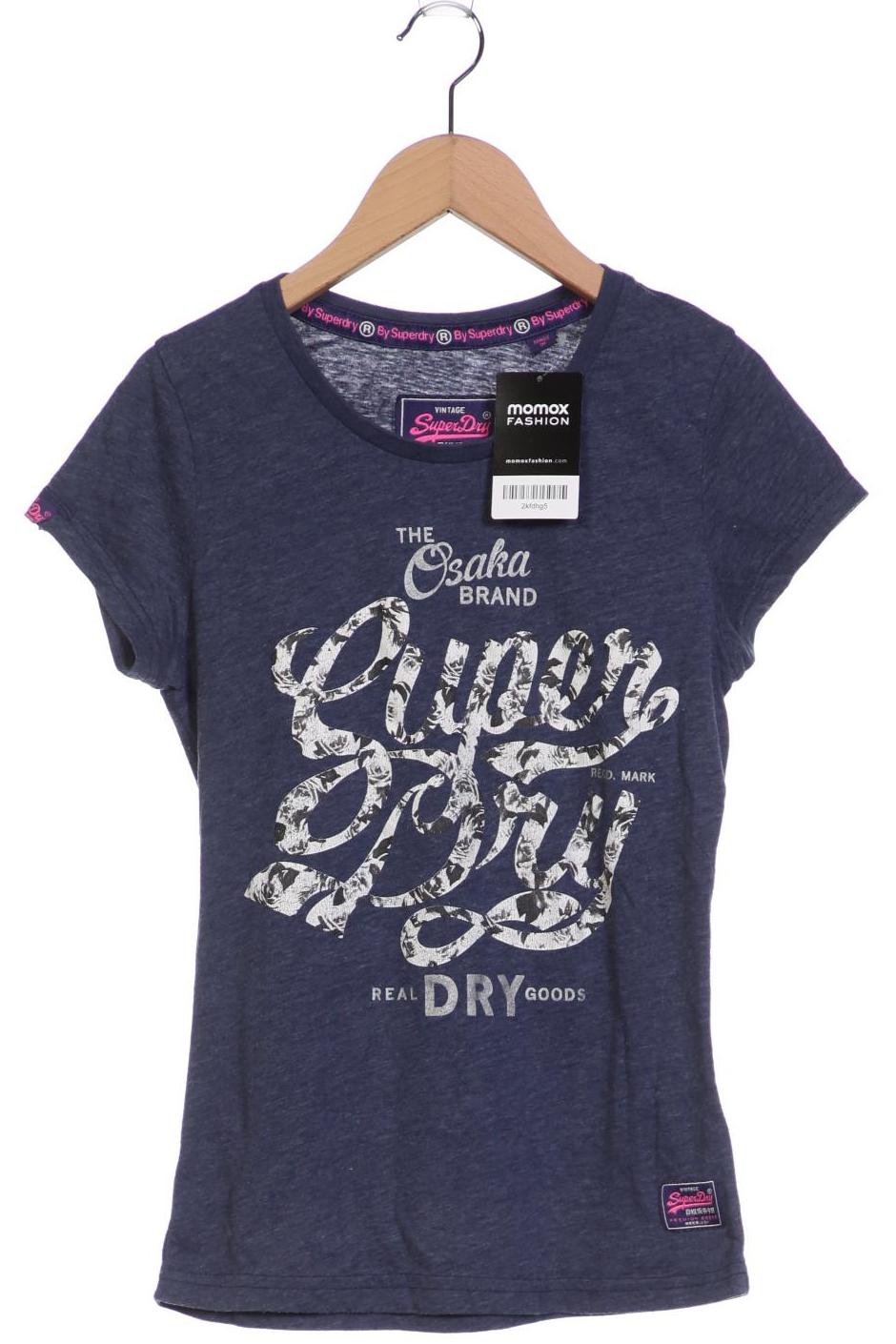 

Superdry Damen T-Shirt, marineblau, Gr. 36