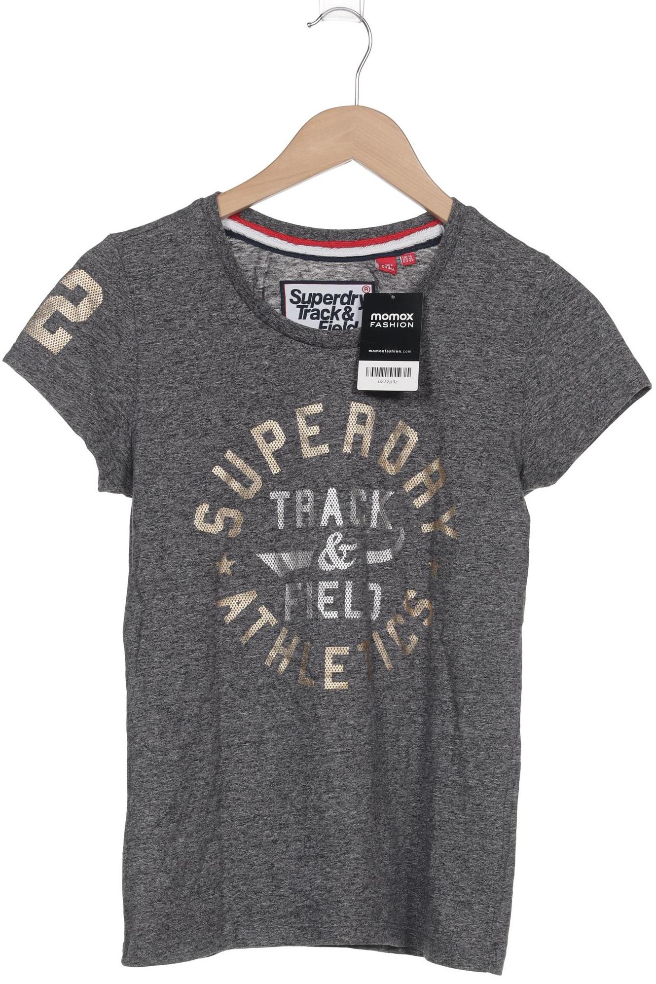 

Superdry Damen T-Shirt, grau, Gr. 42