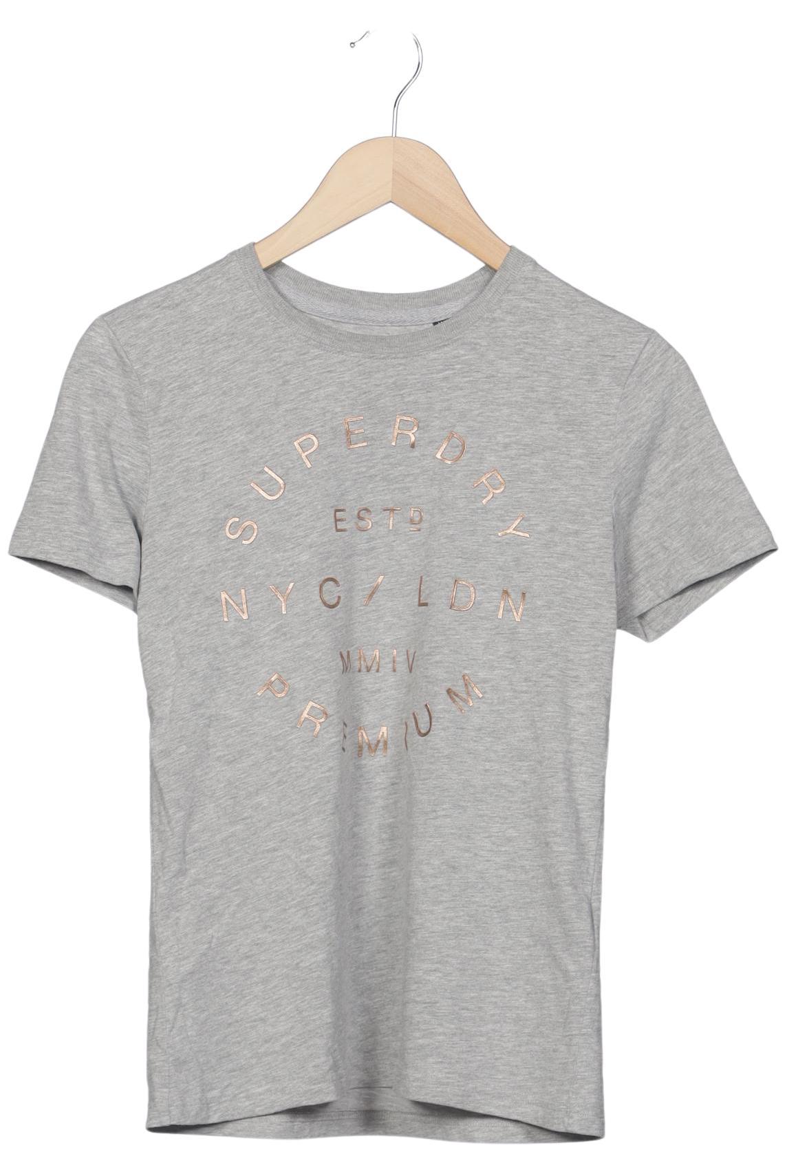 

Superdry Damen T-Shirt, grau, Gr. 38