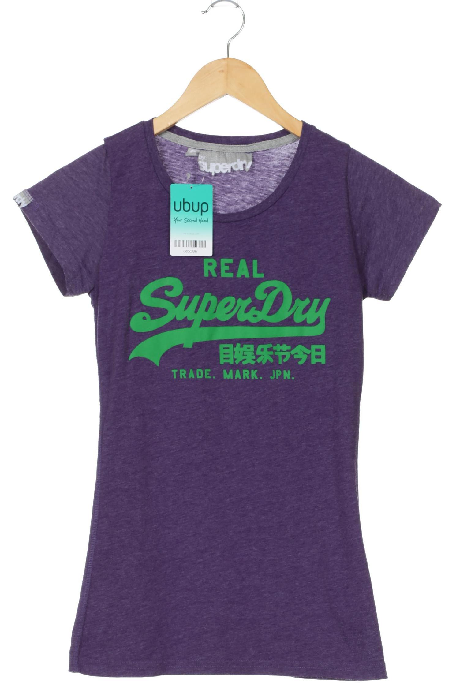 

Superdry Damen T-Shirt, flieder, Gr. 36