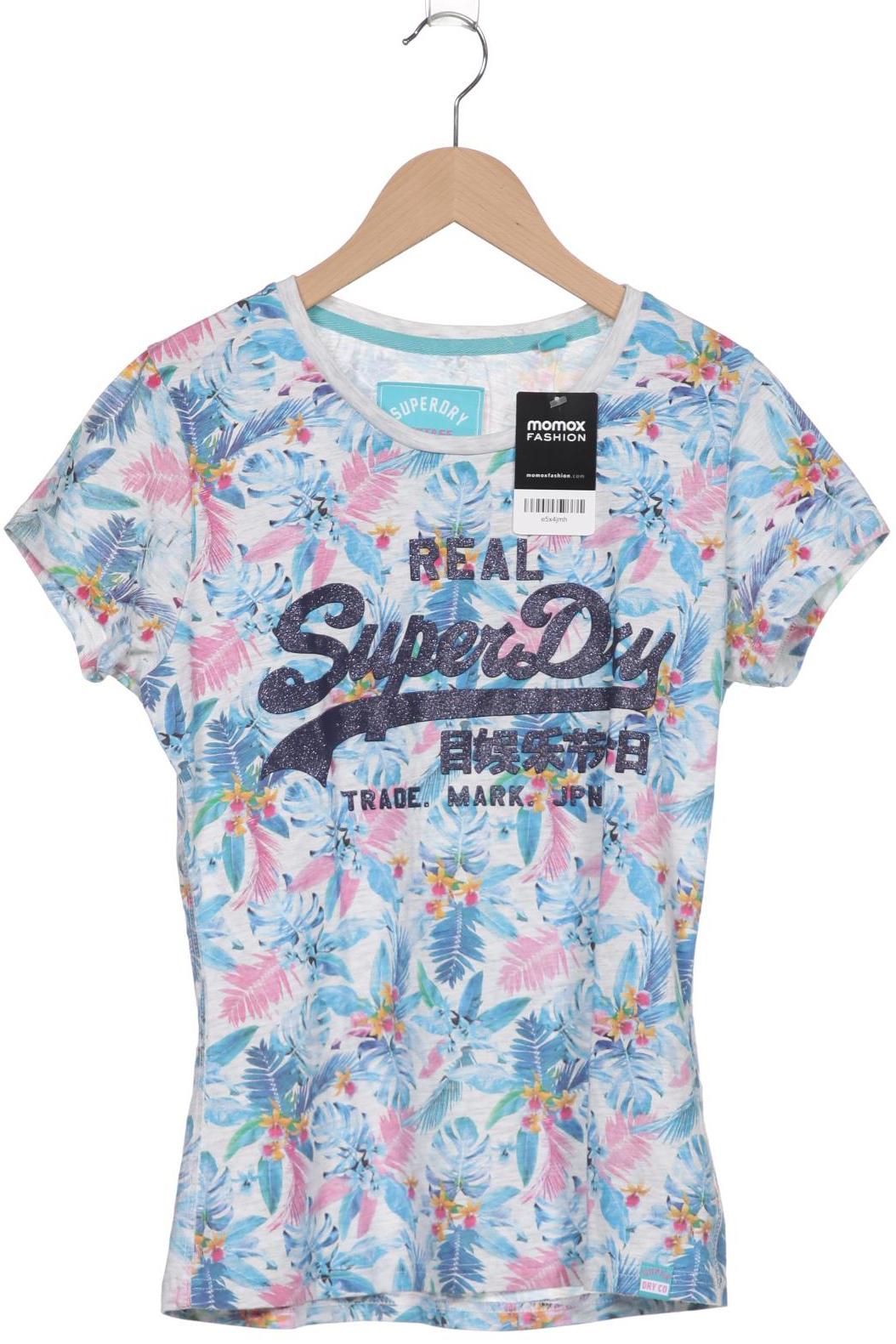 

Superdry Damen T-Shirt, blau, Gr. 38