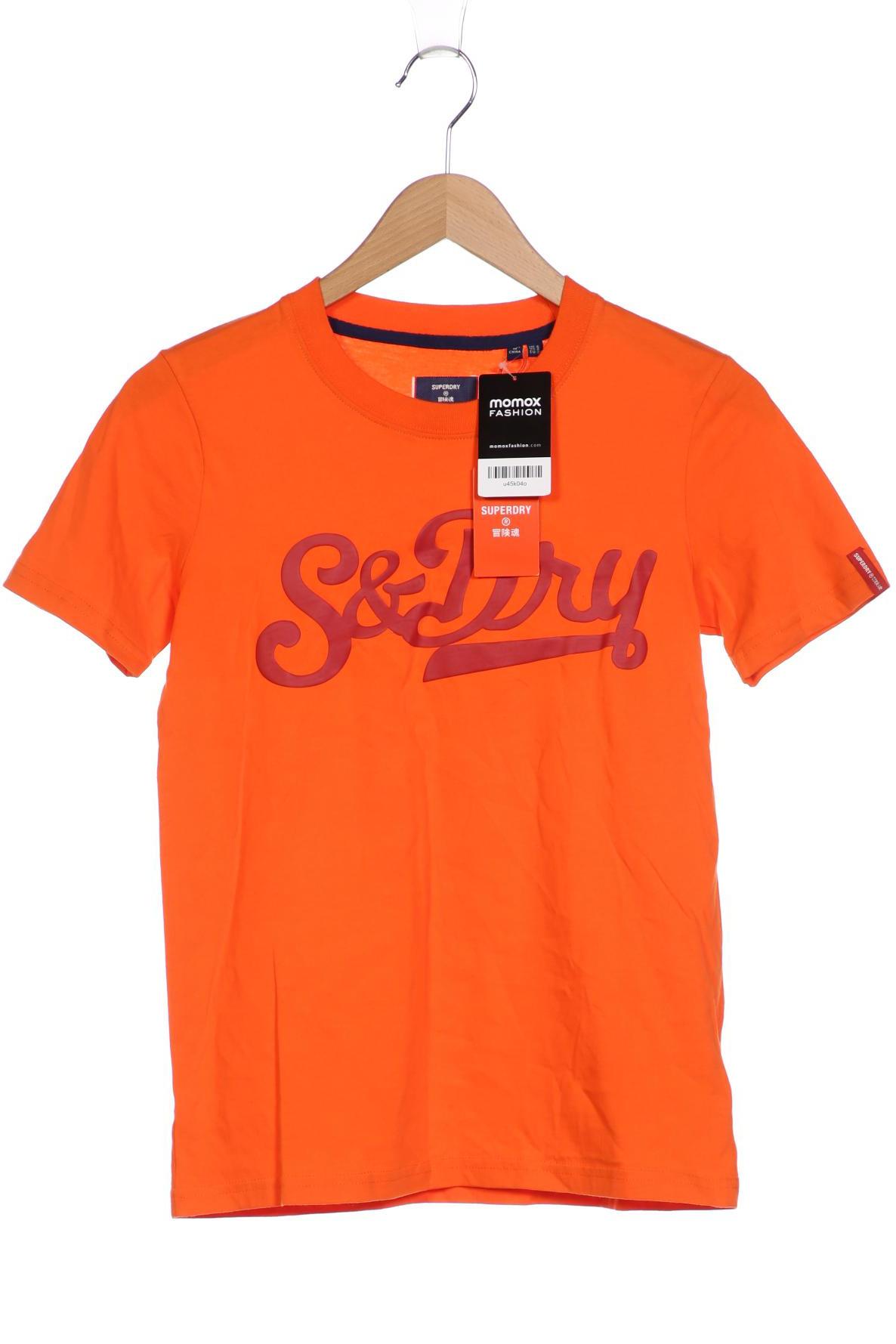 

Superdry Damen T-Shirt, orange, Gr. 34
