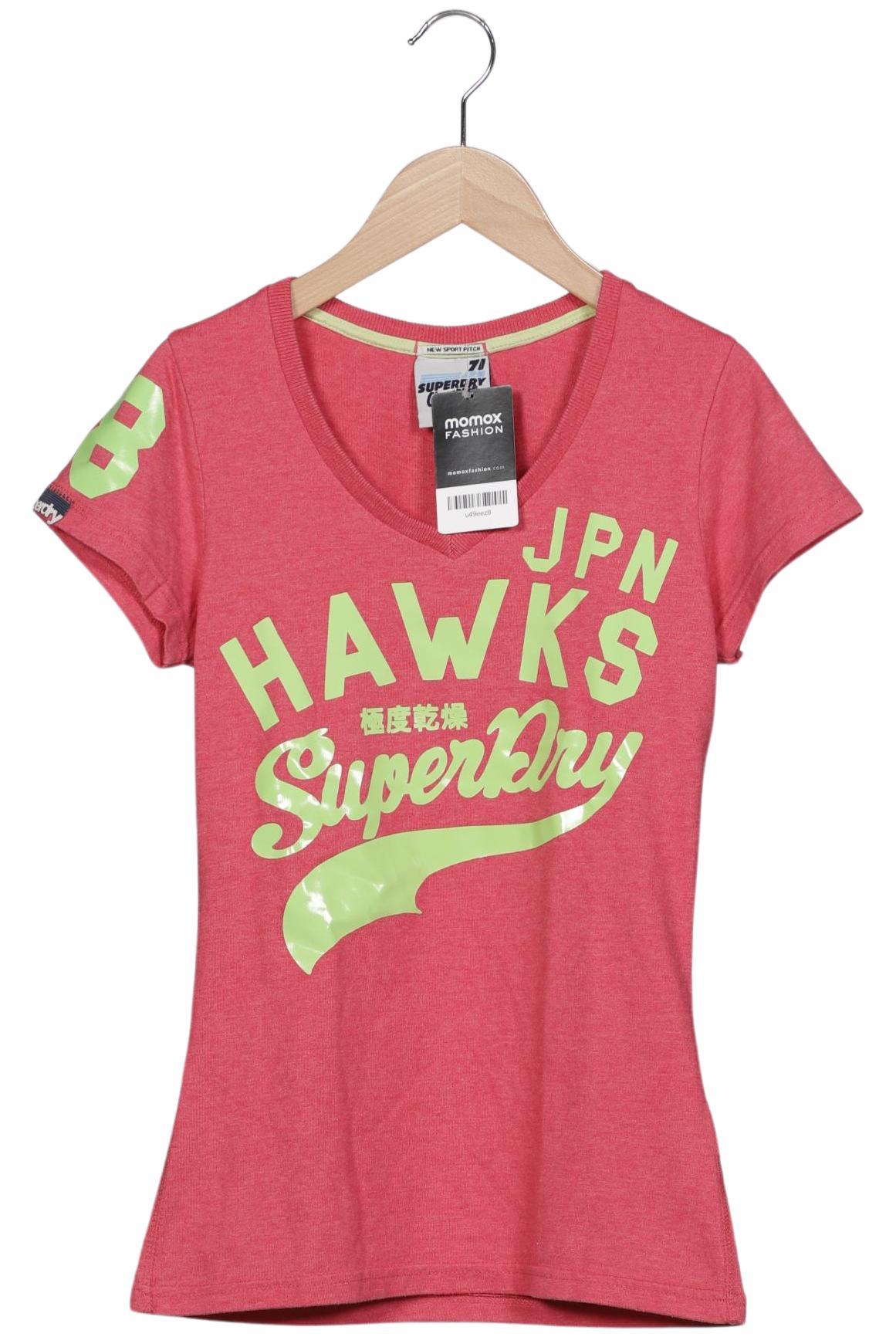 

Superdry Damen T-Shirt, rot, Gr. 36