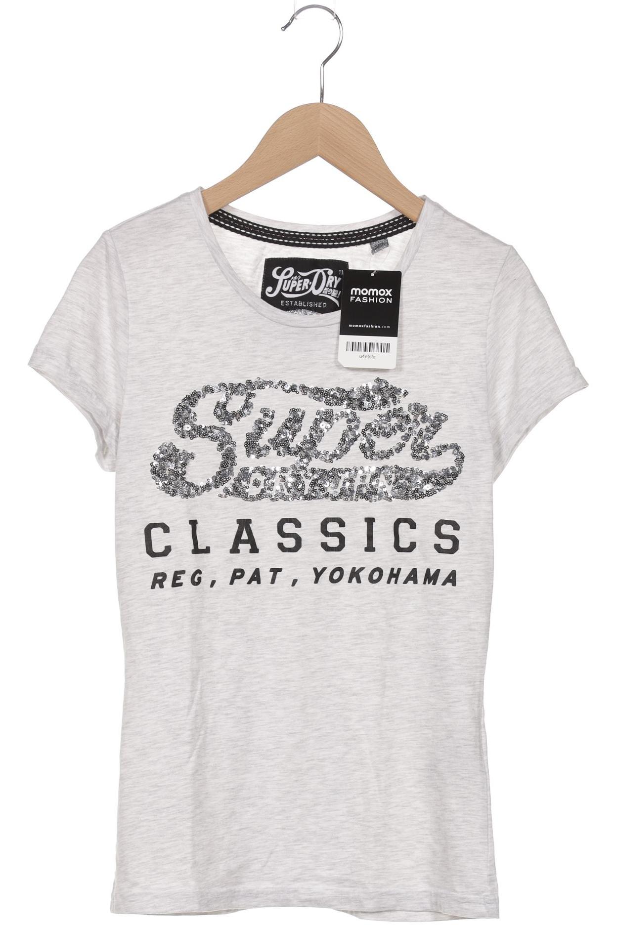 

Superdry Damen T-Shirt, grau, Gr. 36