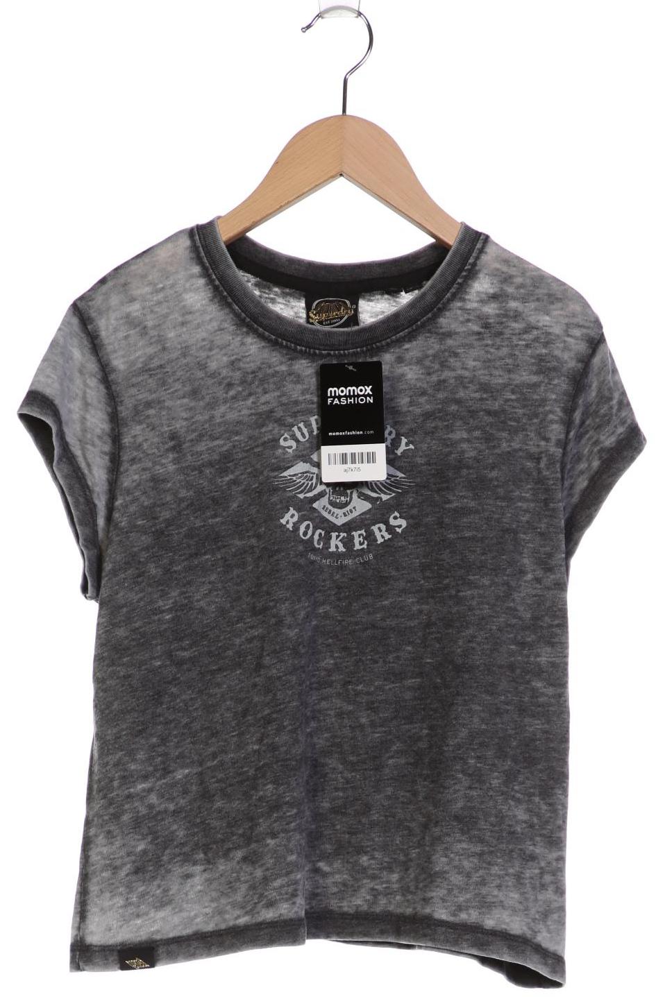 

Superdry Damen T-Shirt, grau, Gr. 44