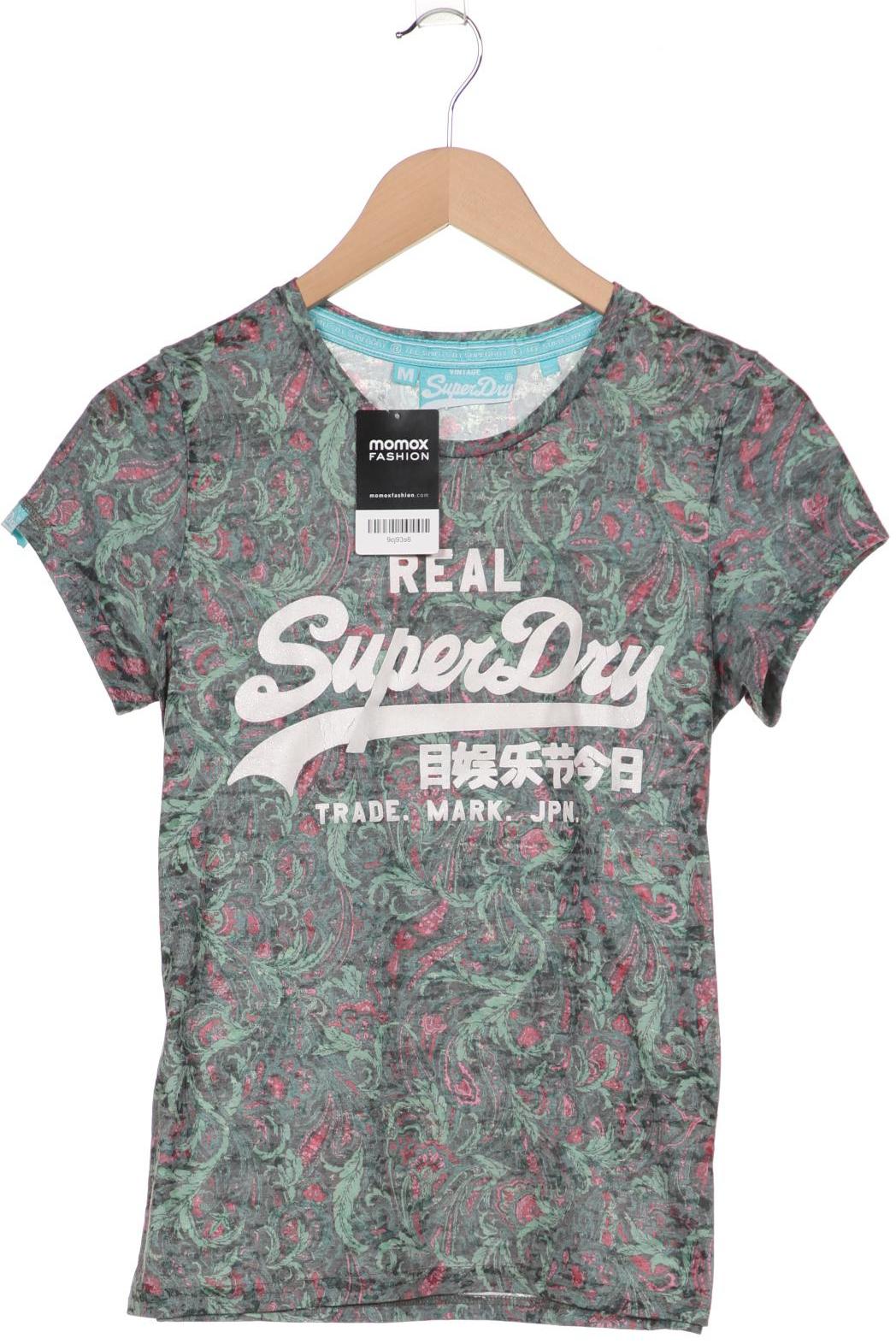 

Superdry Damen T-Shirt, grün, Gr. 38