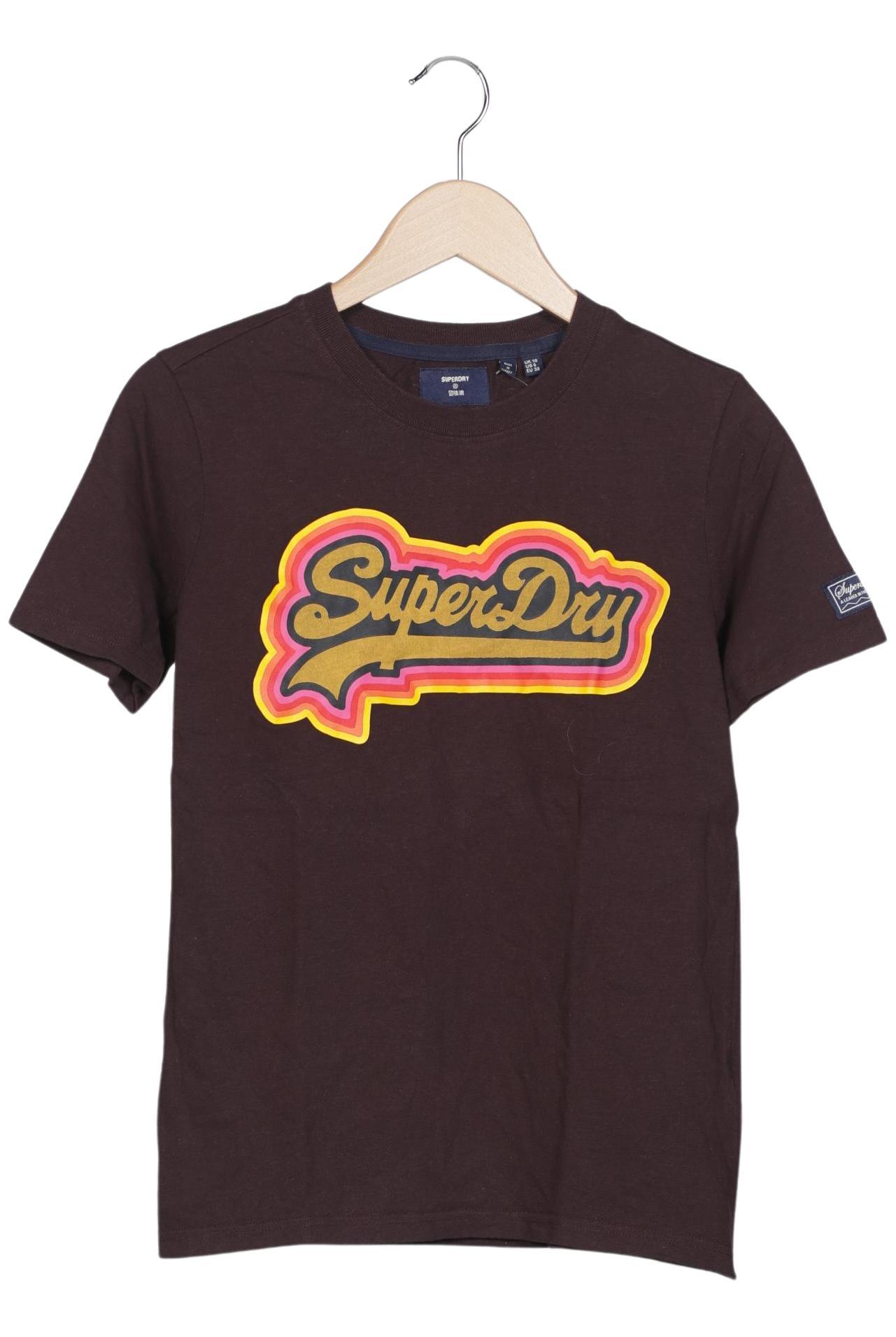 

Superdry Damen T-Shirt, braun, Gr. 38