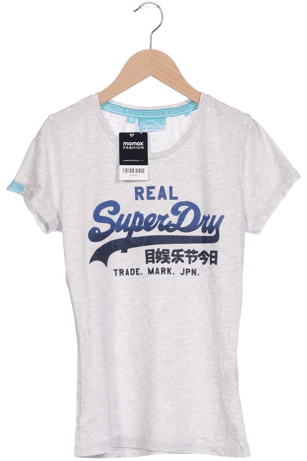 

Superdry Damen T-Shirt, grau, Gr. 36