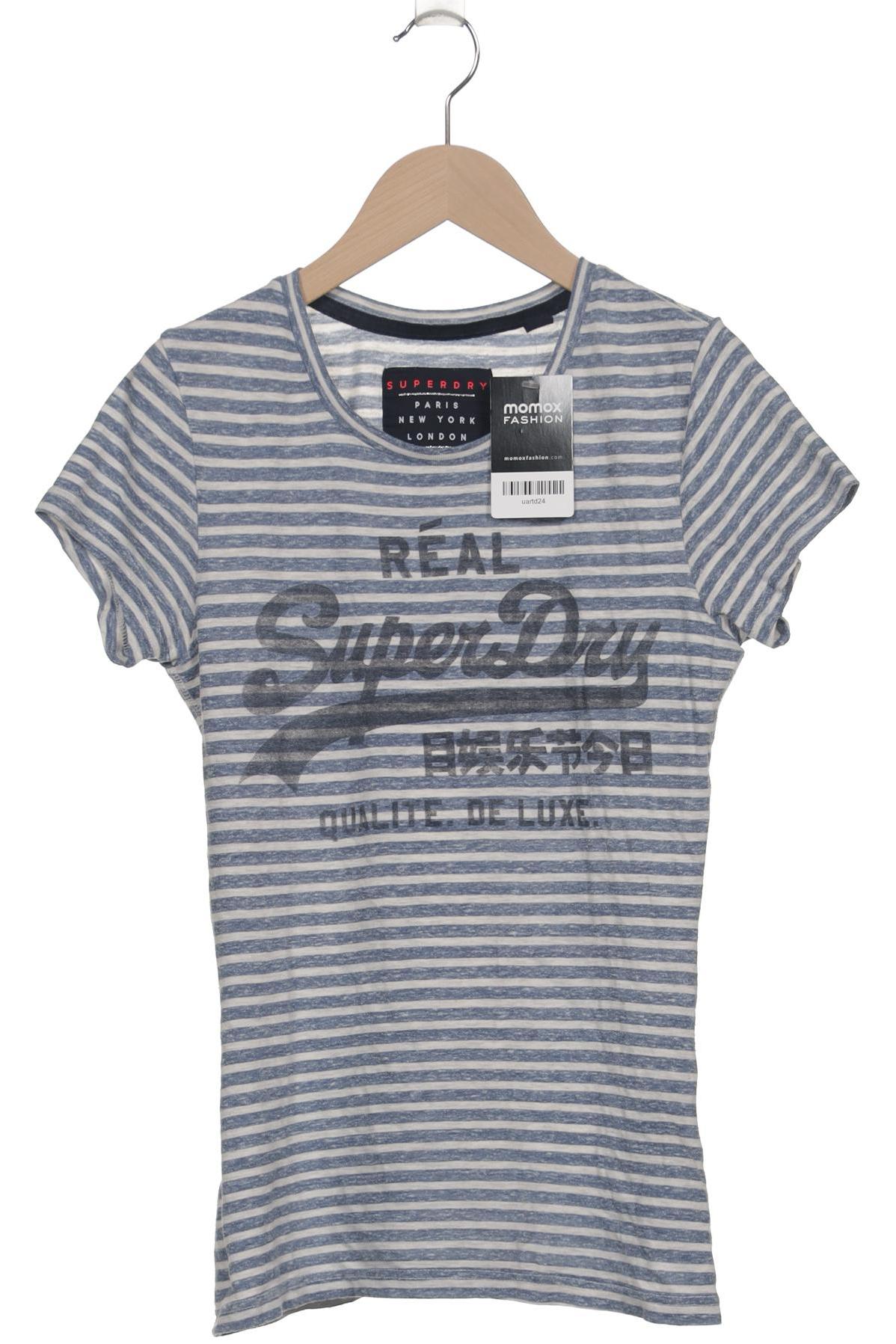 

Superdry Damen T-Shirt, blau, Gr. 34