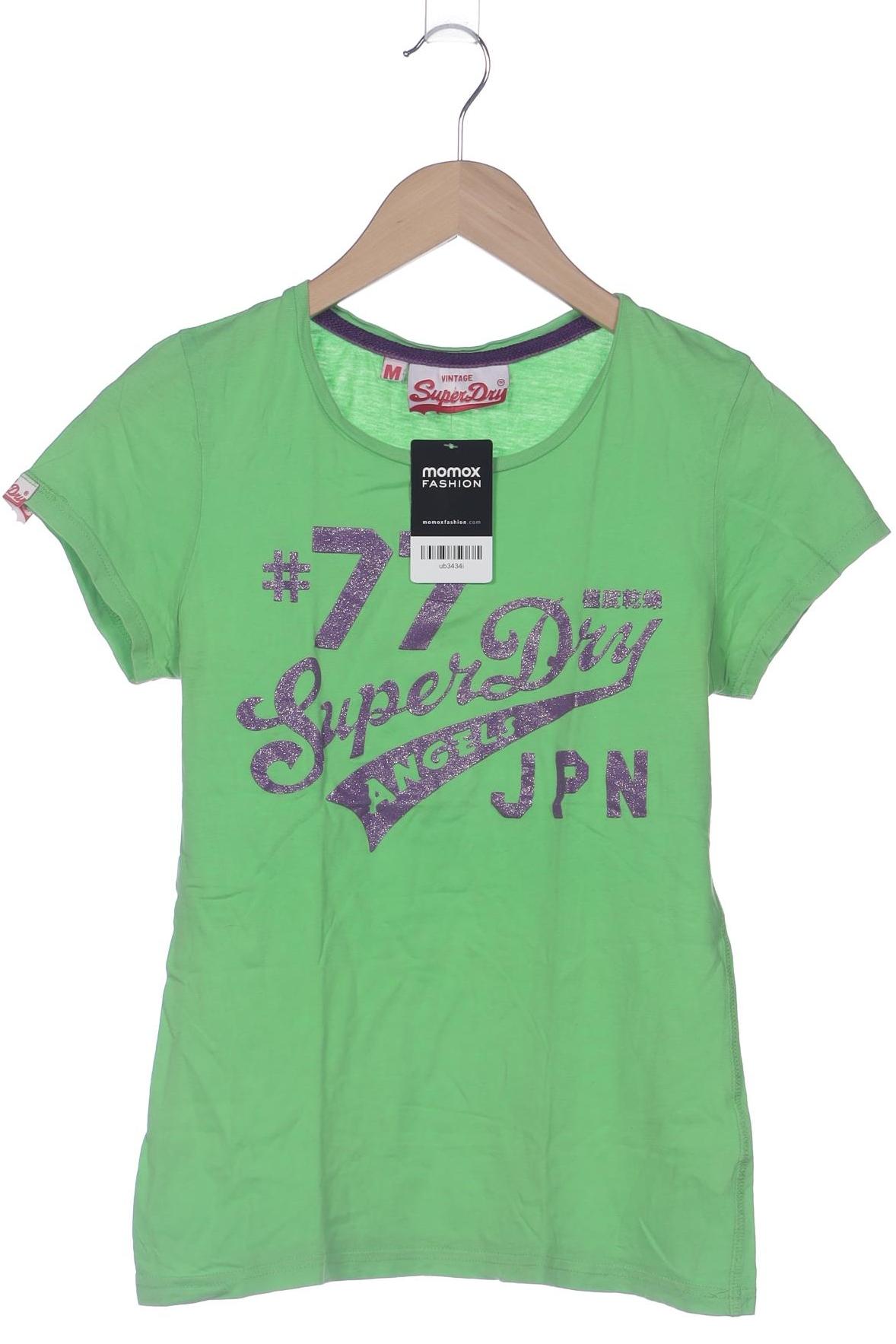 

Superdry Damen T-Shirt, grün, Gr. 38