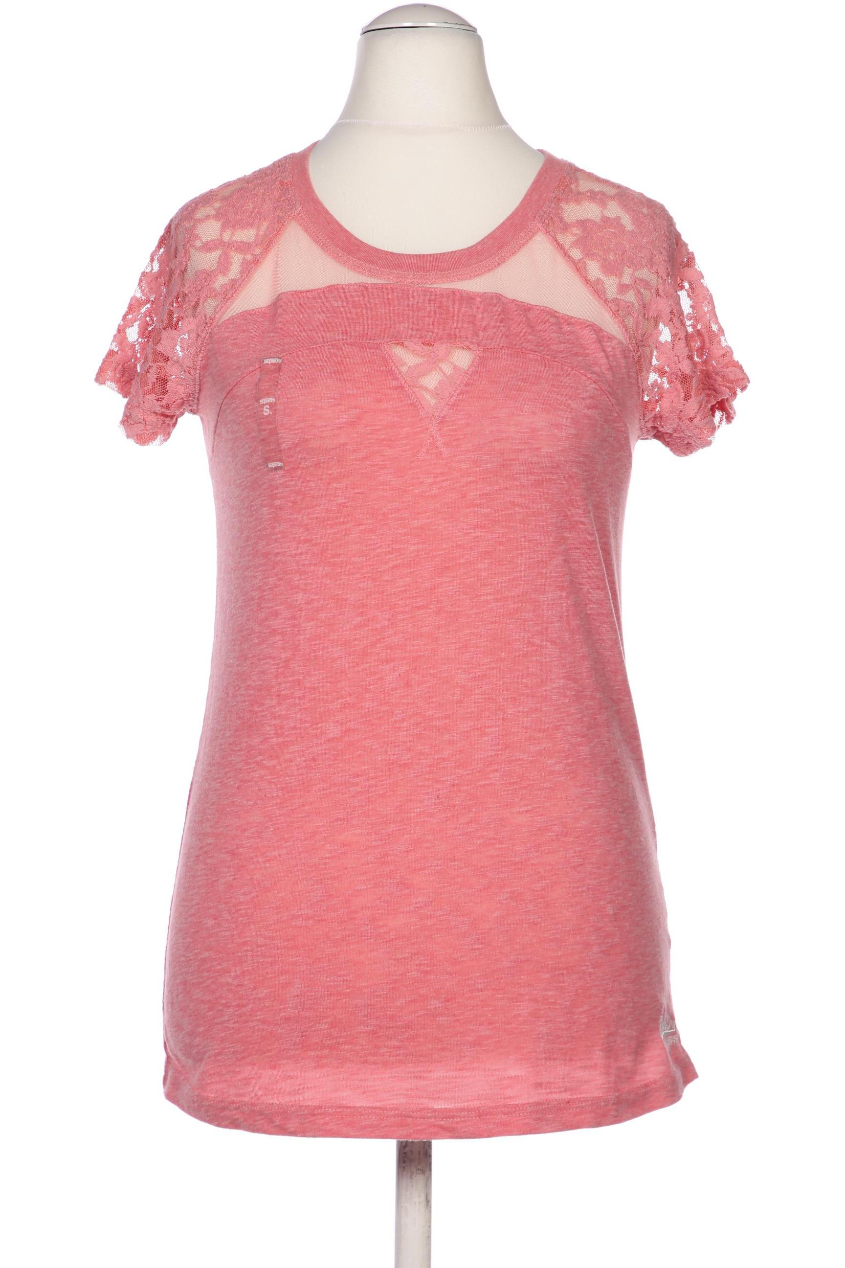 

Superdry Damen T-Shirt, pink, Gr. 36