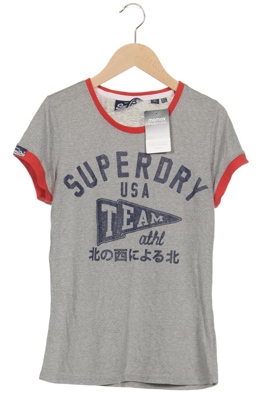 

Superdry Damen T-Shirt, grau, Gr. 38