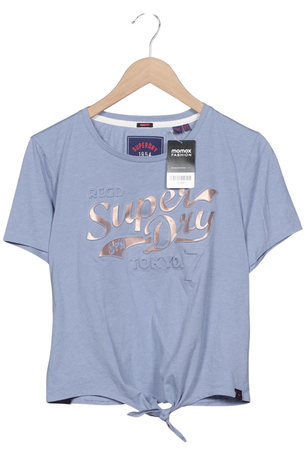 

Superdry Damen T-Shirt, blau, Gr. 40
