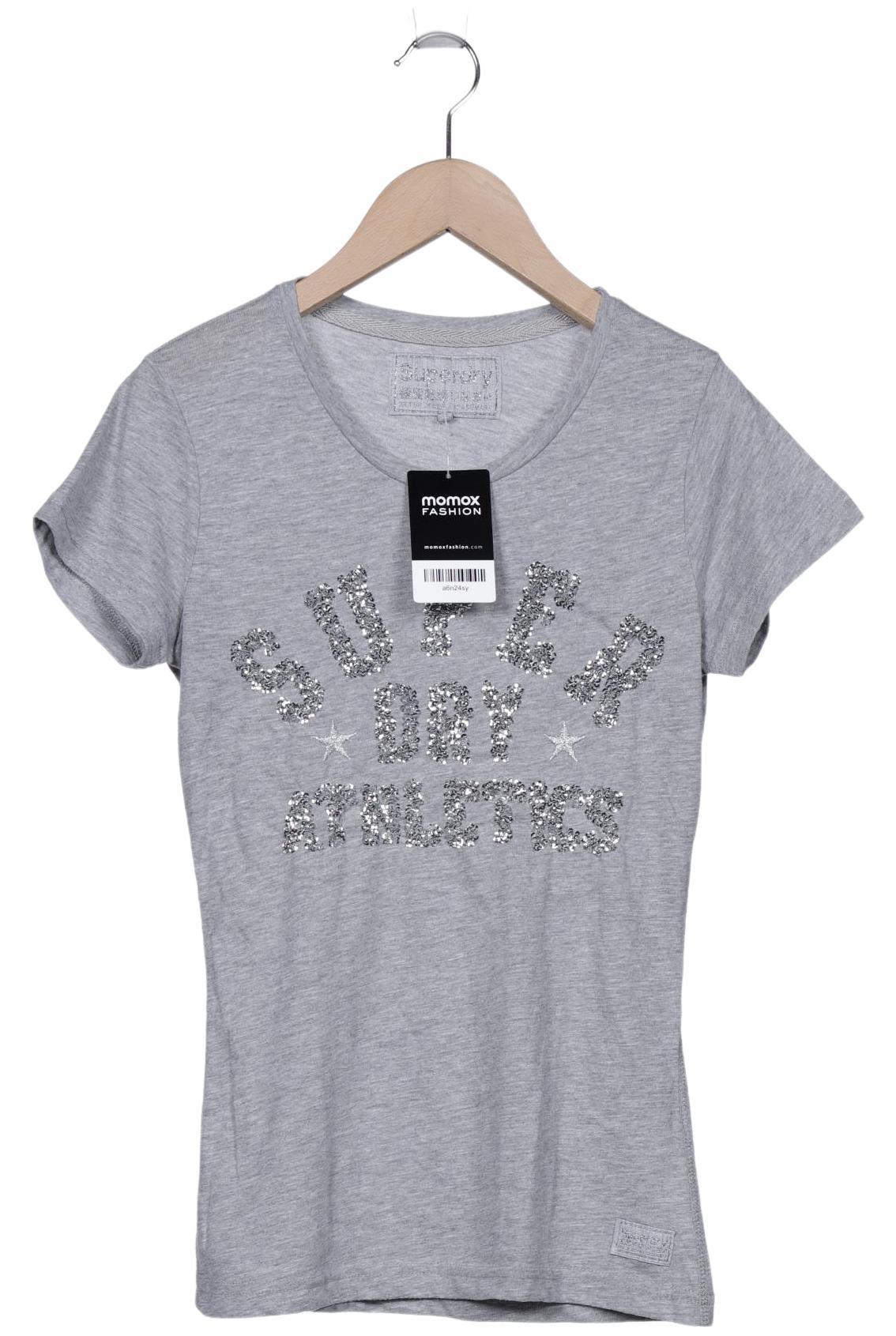 

Superdry Damen T-Shirt, grau, Gr. 36