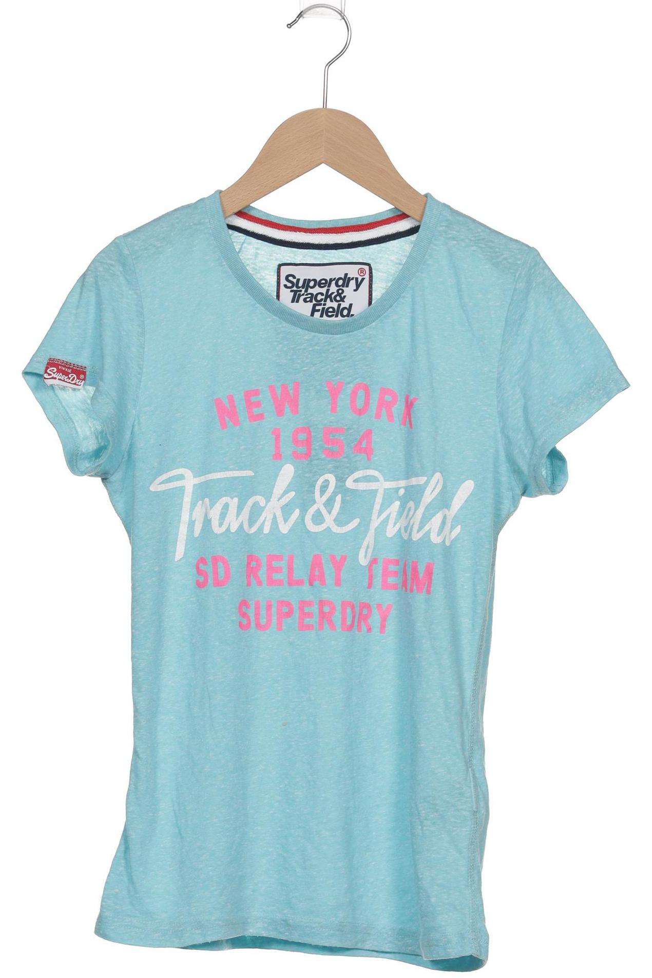 

Superdry Damen T-Shirt, türkis, Gr. 36
