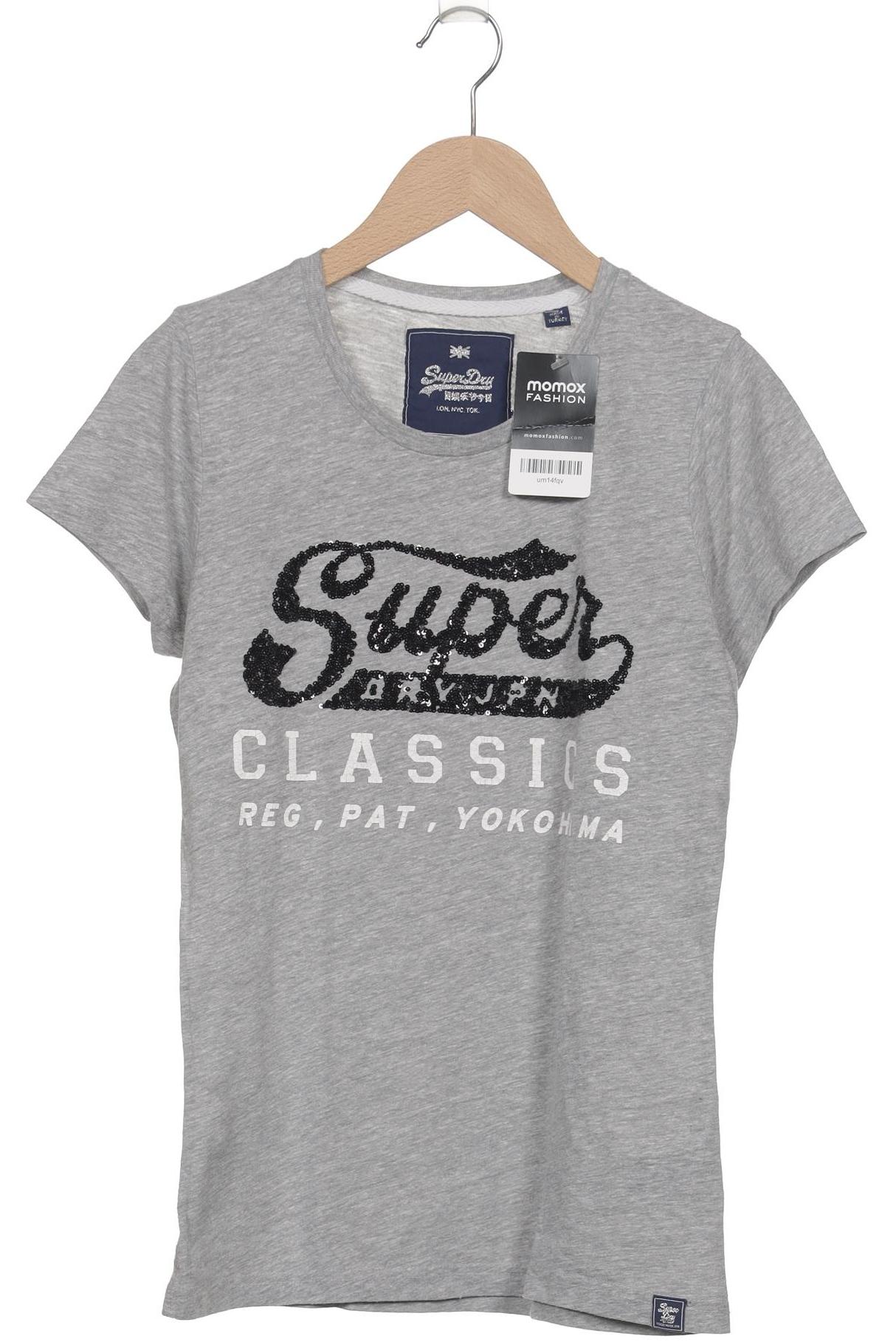 

Superdry Damen T-Shirt, grau, Gr. 36