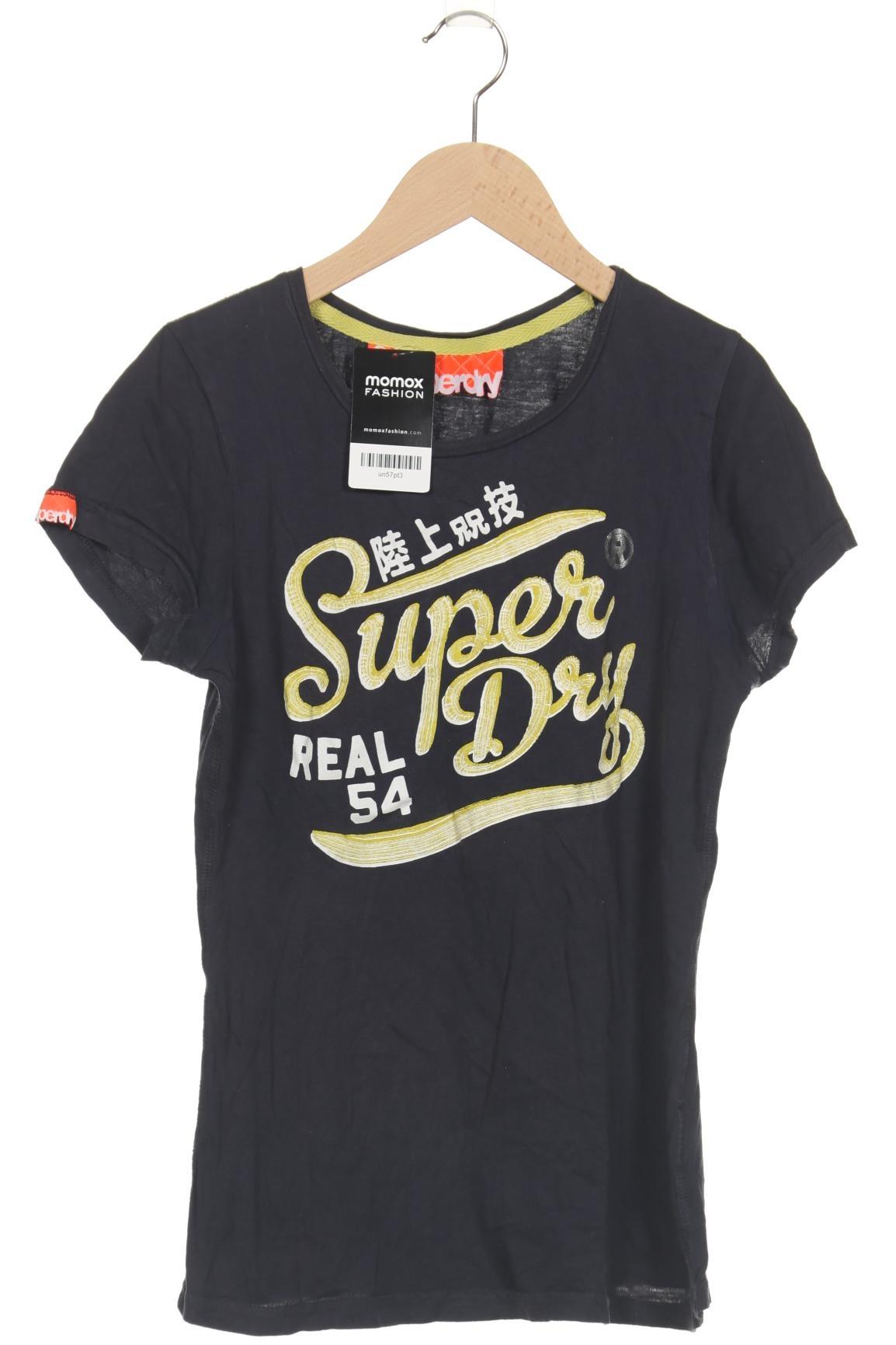 

Superdry Damen T-Shirt, marineblau, Gr. 36