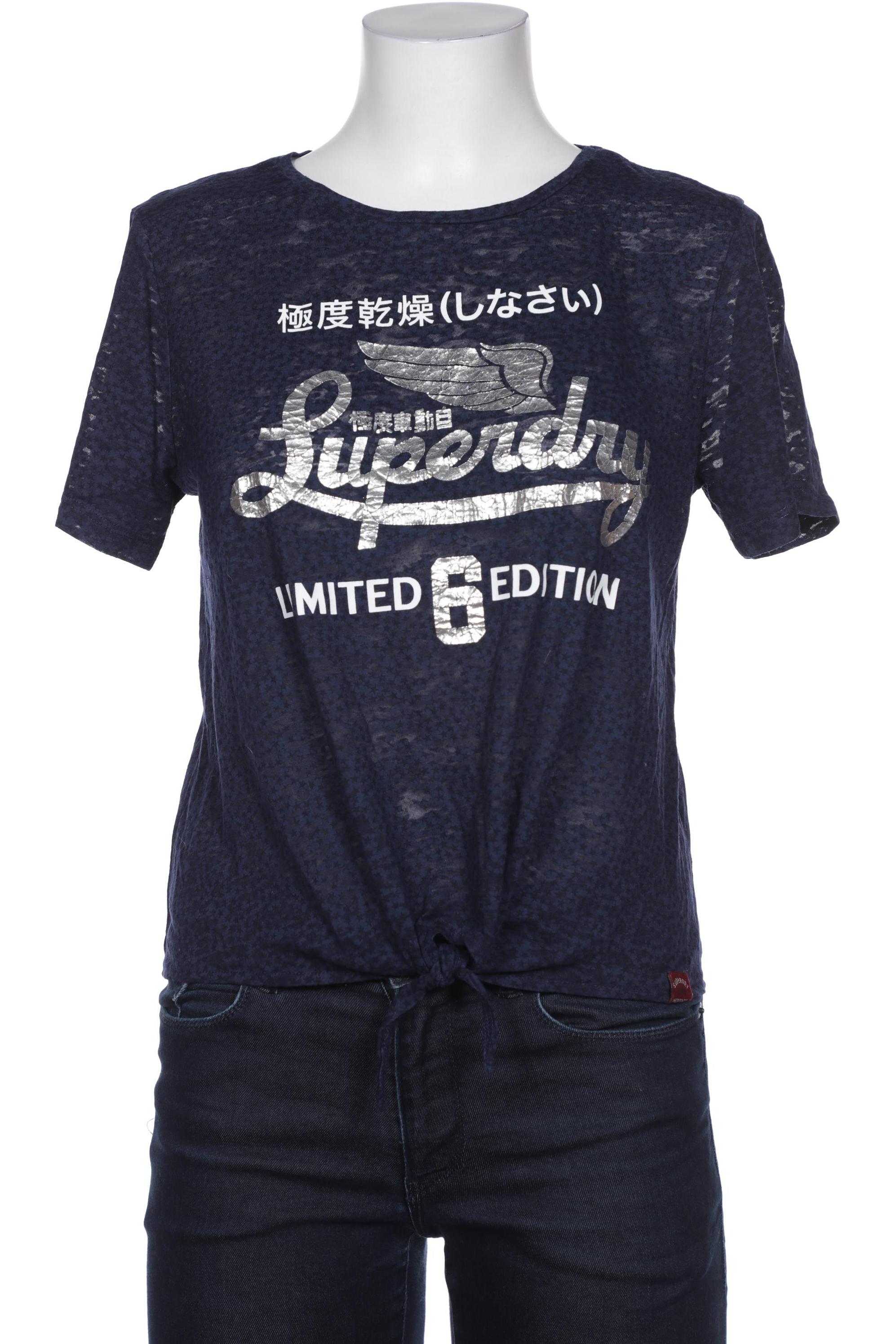 

Superdry Damen T-Shirt, marineblau, Gr. 40