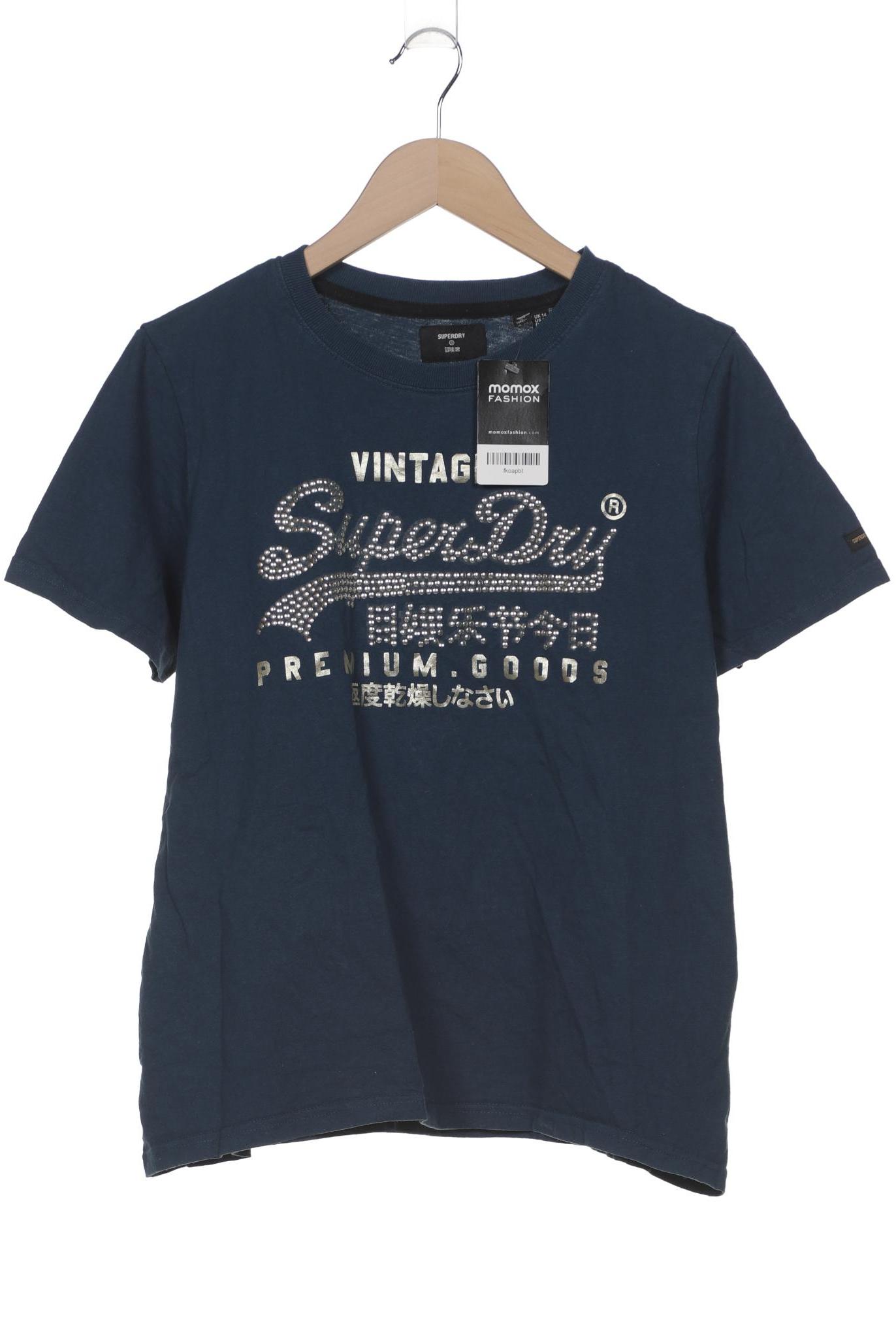 

Superdry Damen T-Shirt, blau, Gr. 42