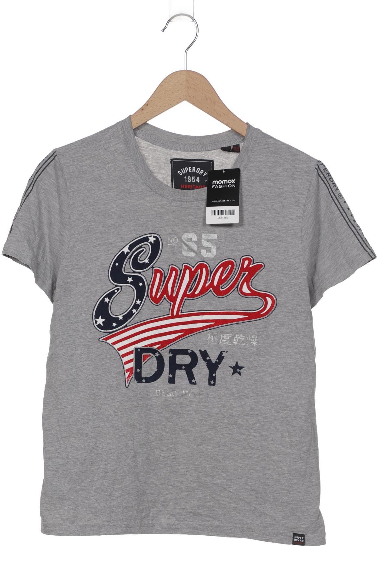 

Superdry Damen T-Shirt, grau, Gr. 42