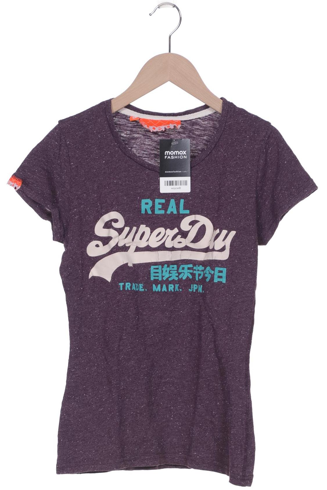 

Superdry Damen T-Shirt, flieder, Gr. 36