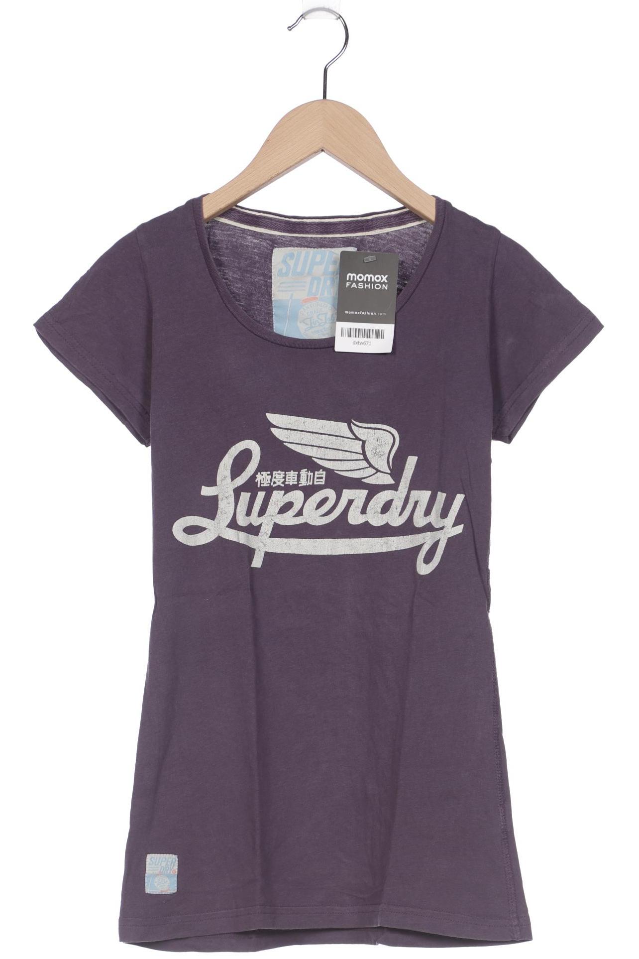 

Superdry Damen T-Shirt, flieder, Gr. 36