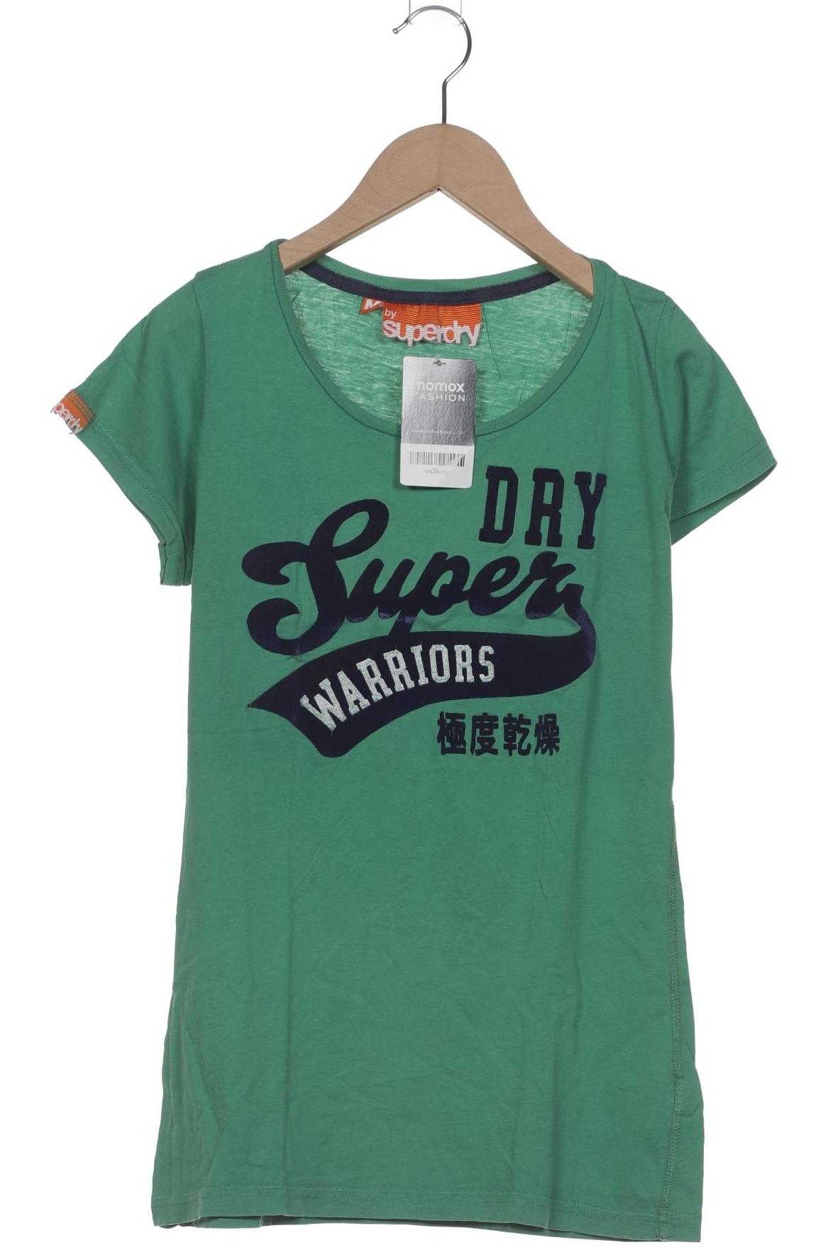 

Superdry Damen T-Shirt, grün, Gr. 38