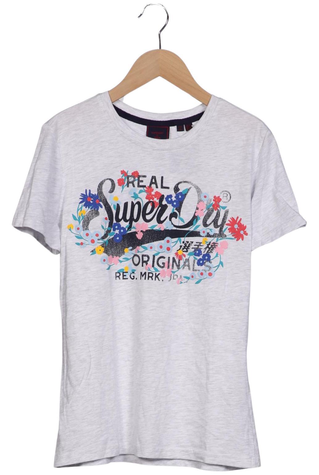 

Superdry Damen T-Shirt, grau, Gr. 38