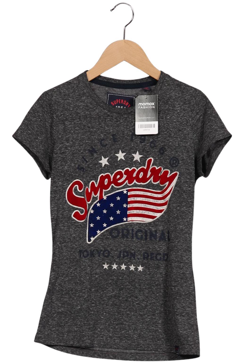 

Superdry Damen T-Shirt, grau, Gr. 36