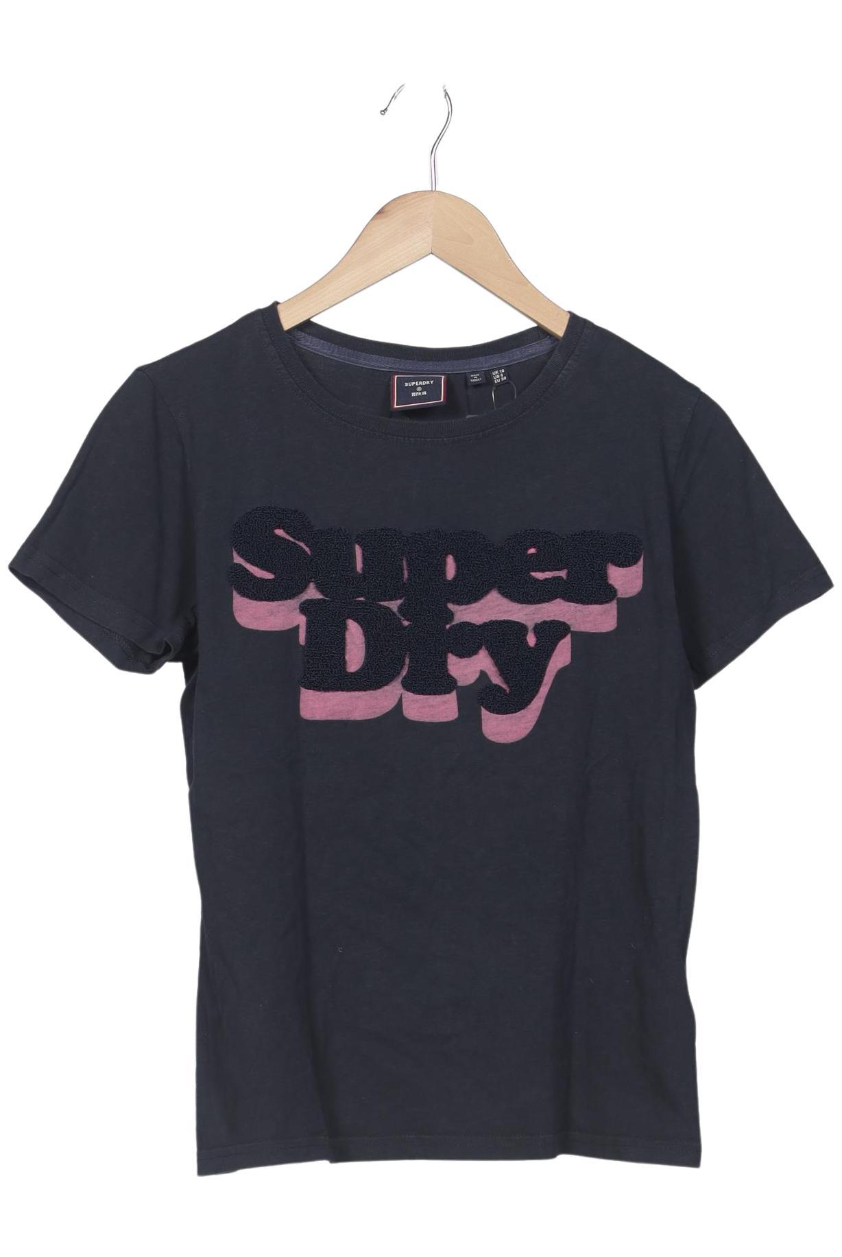 

Superdry Damen T-Shirt, marineblau, Gr. 38