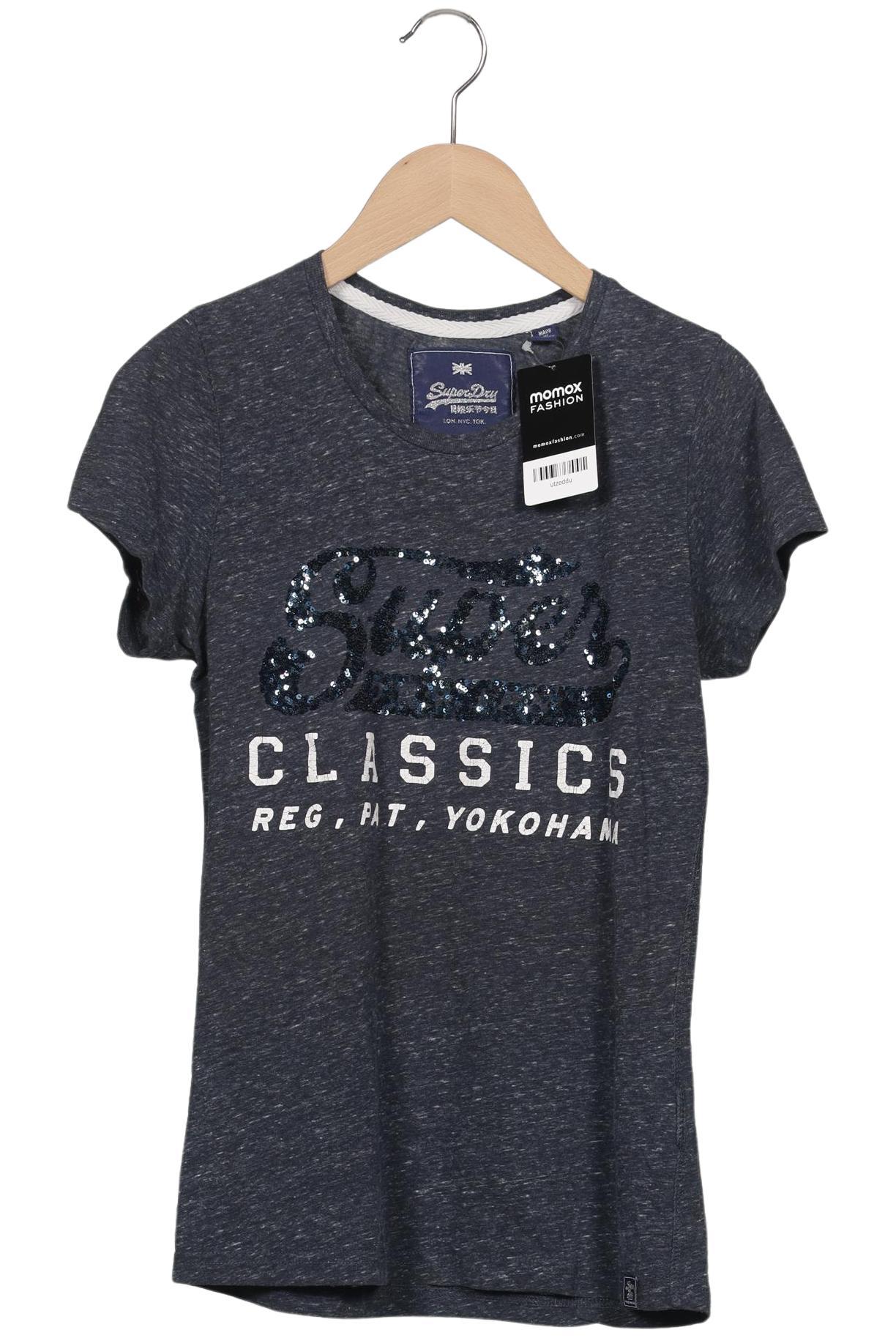

Superdry Damen T-Shirt, marineblau, Gr. 38