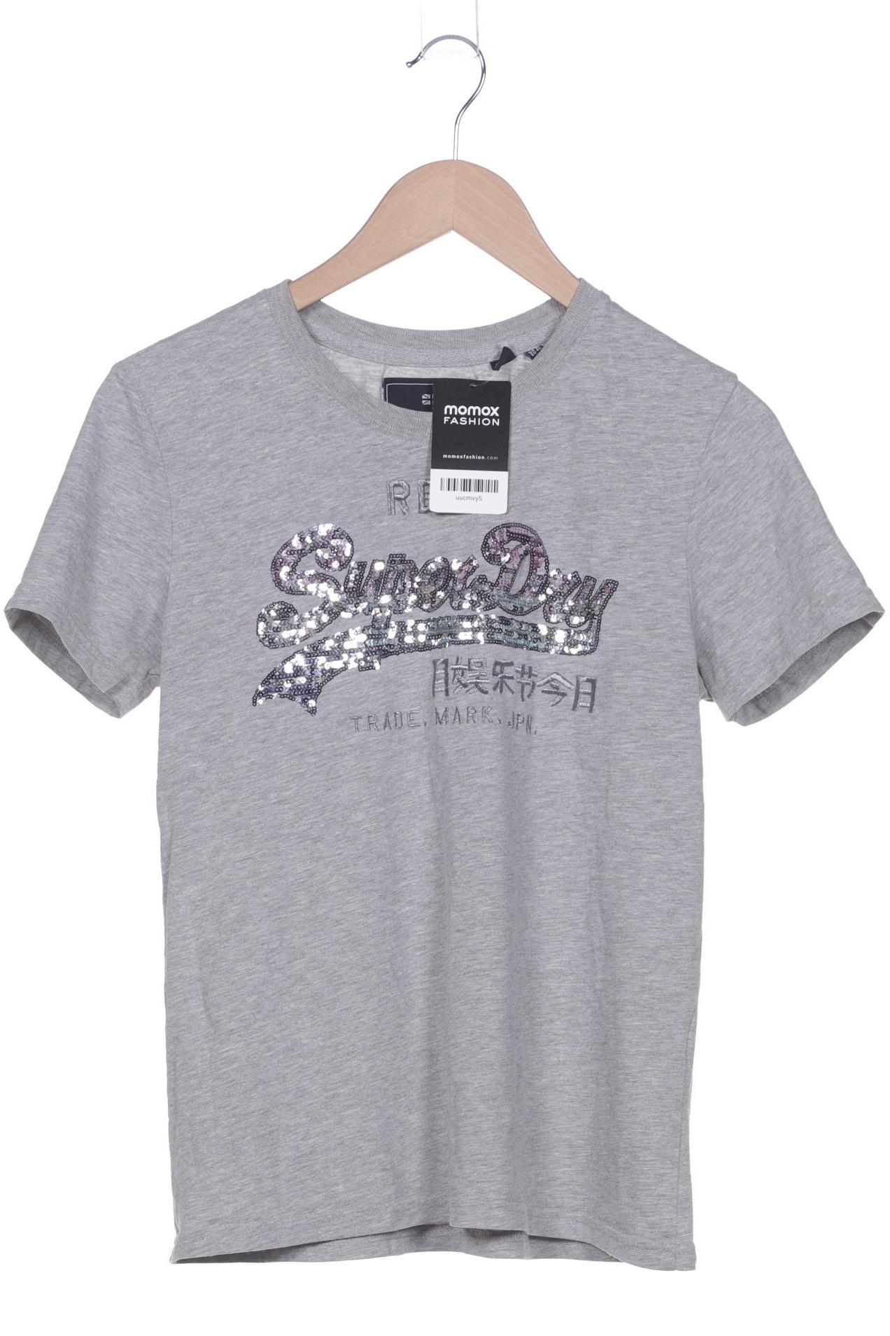 

Superdry Damen T-Shirt, grau, Gr. 40