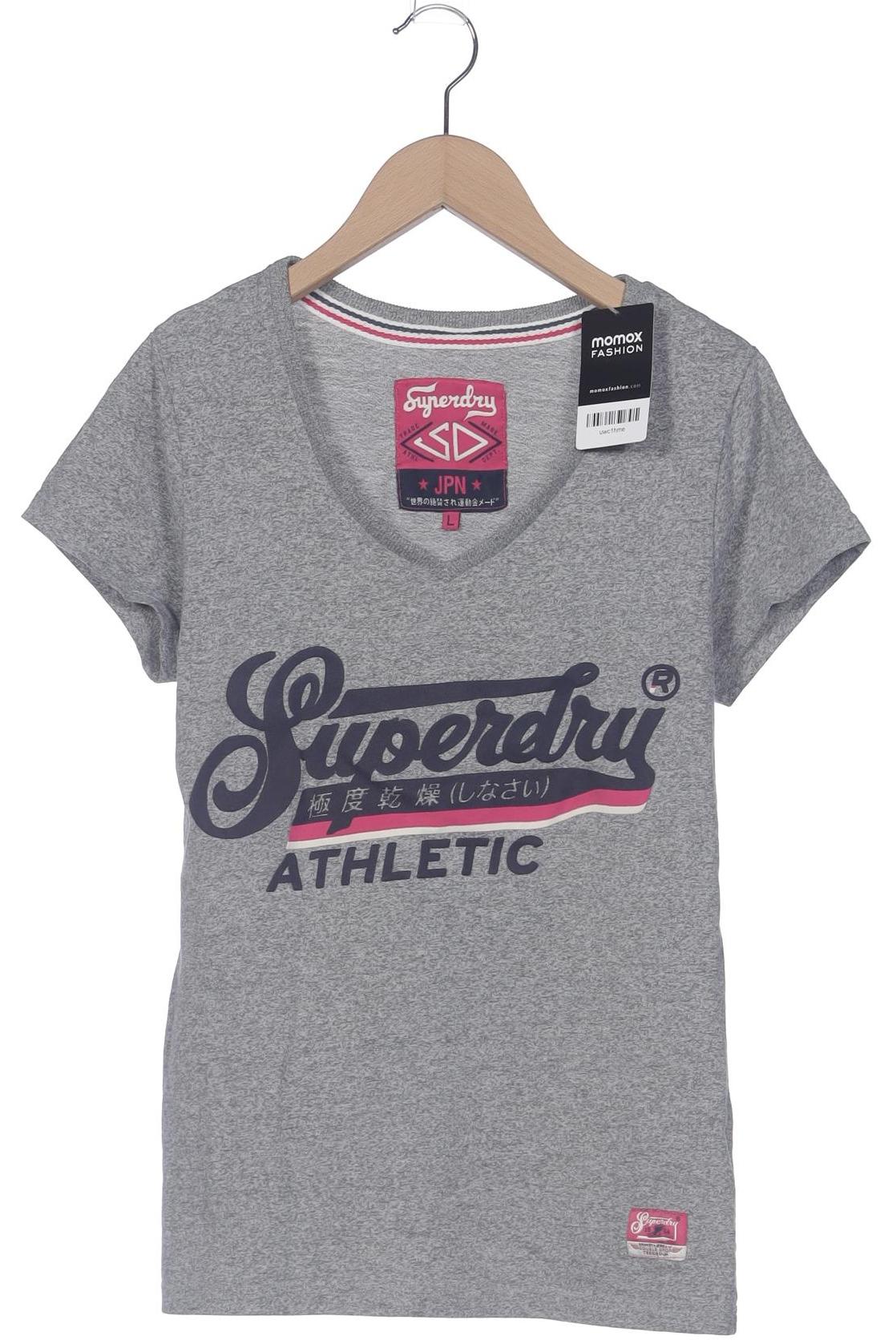 

Superdry Damen T-Shirt, grau, Gr. 42