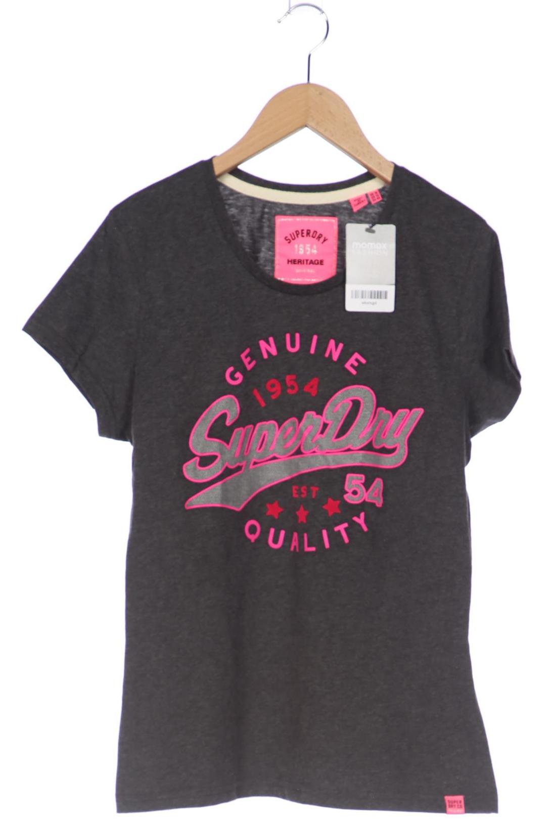 

Superdry Damen T-Shirt, grau, Gr. 44