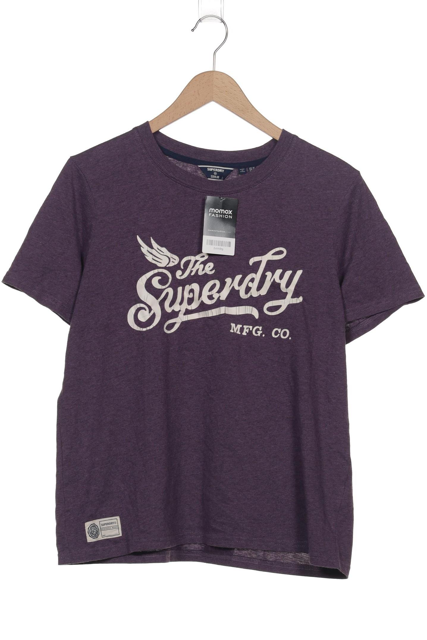 

Superdry Damen T-Shirt, flieder, Gr. 44