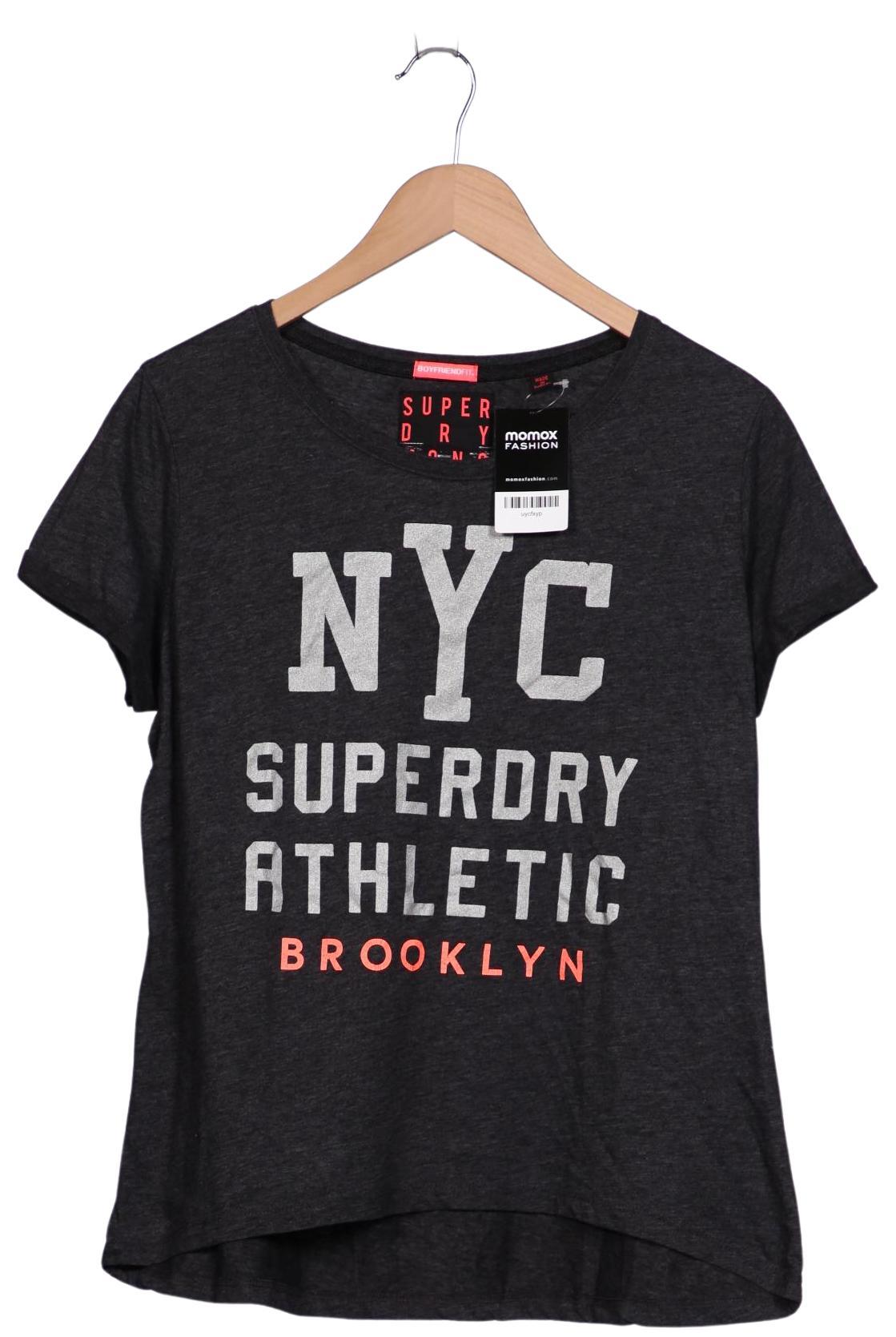 

Superdry Damen T-Shirt, grau, Gr. 38