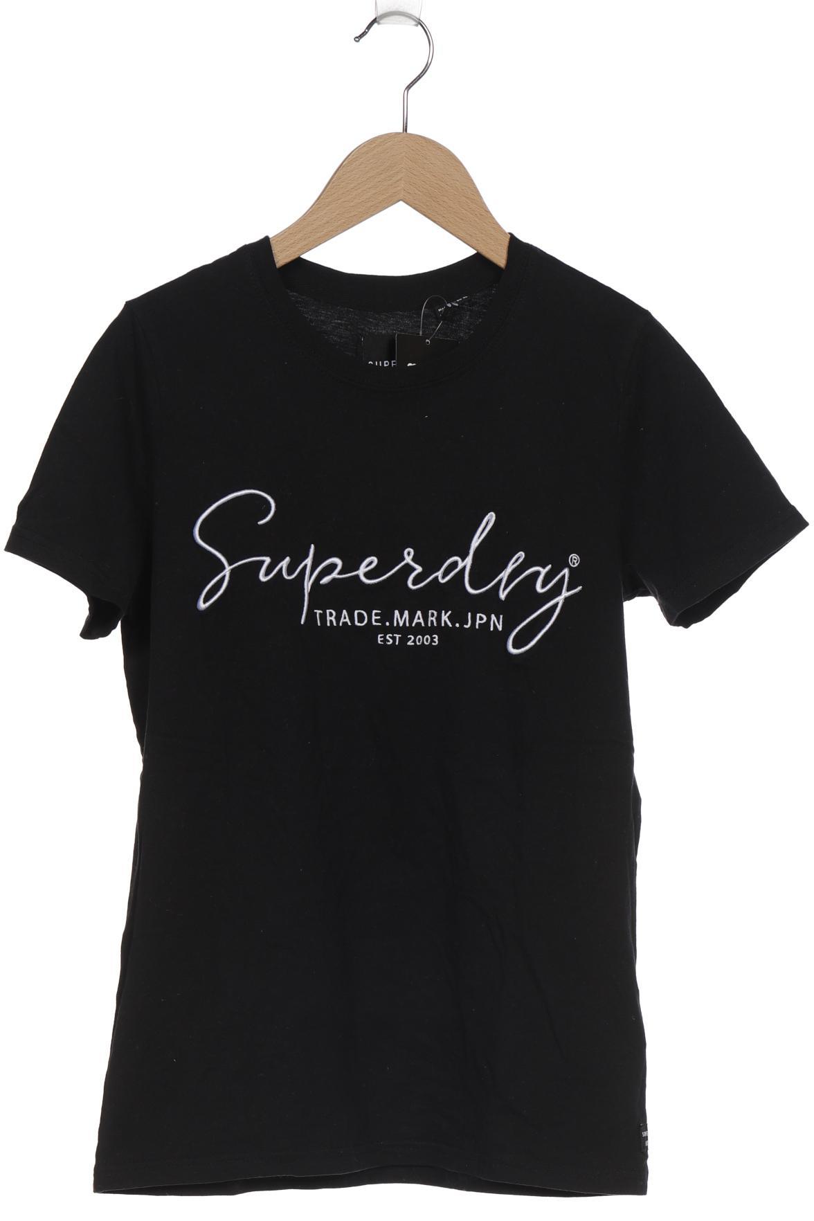 

Superdry Damen T-Shirt, schwarz, Gr. 36