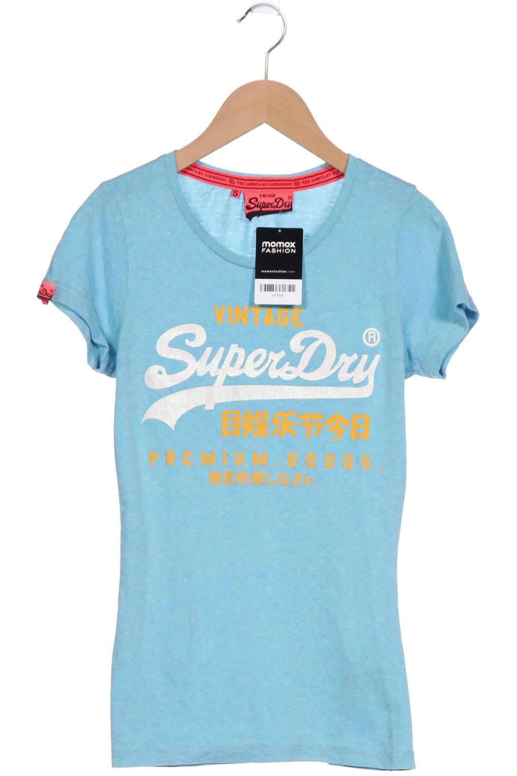 

Superdry Damen T-Shirt, hellblau, Gr. 36