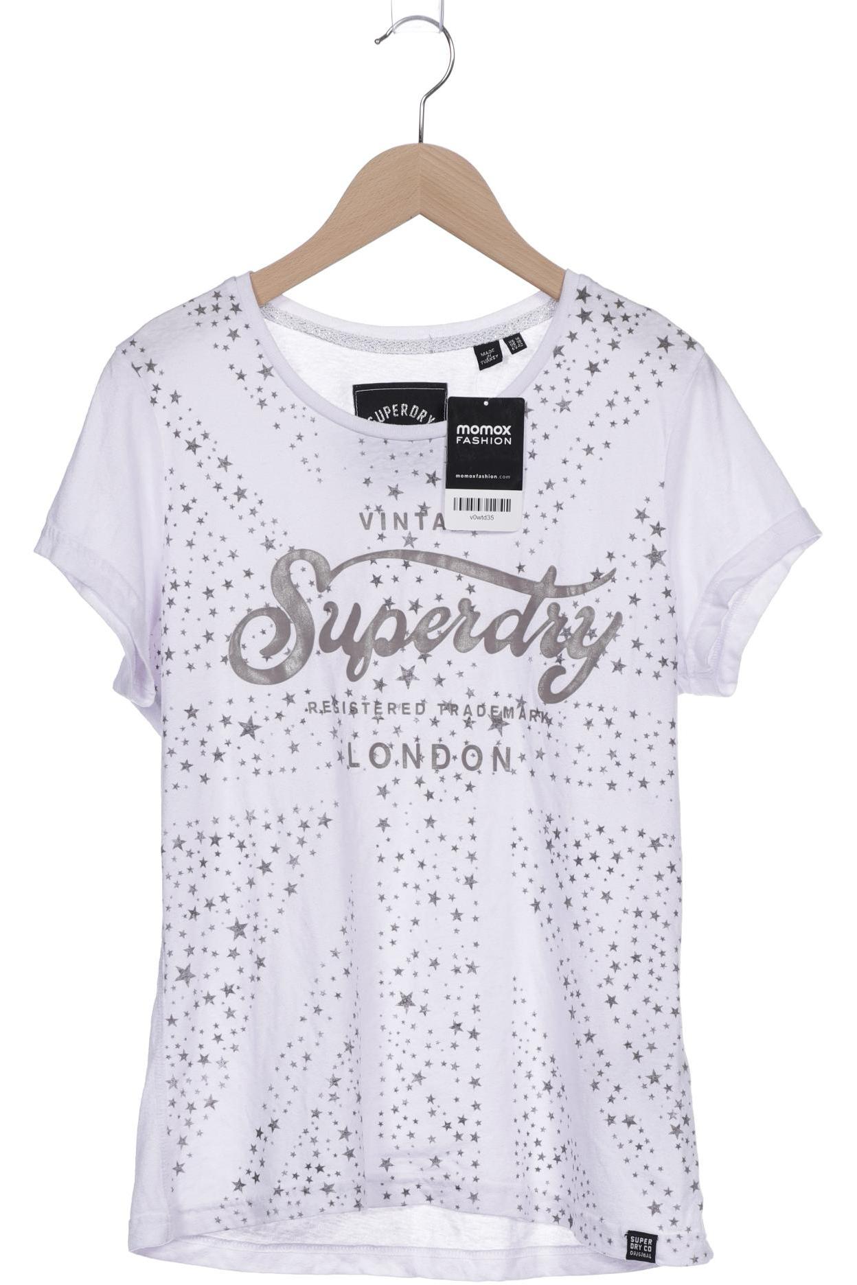 

Superdry Damen T-Shirt, weiß, Gr. 42