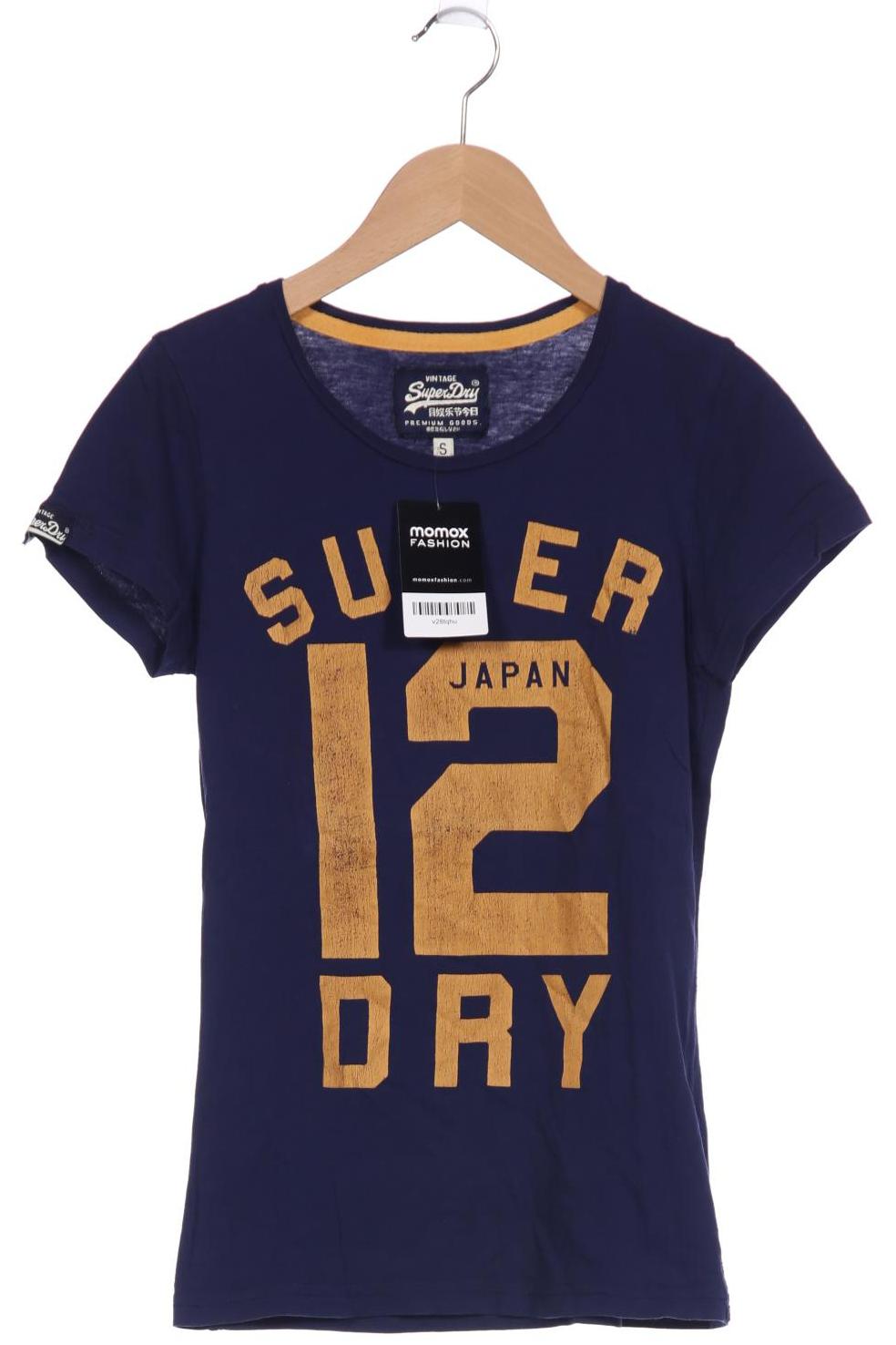 

Superdry Damen T-Shirt, marineblau, Gr. 36