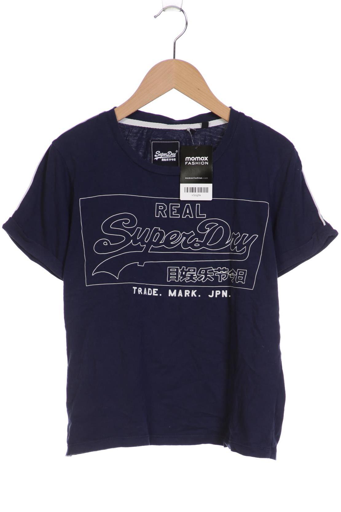 

Superdry Damen T-Shirt, marineblau, Gr. 36