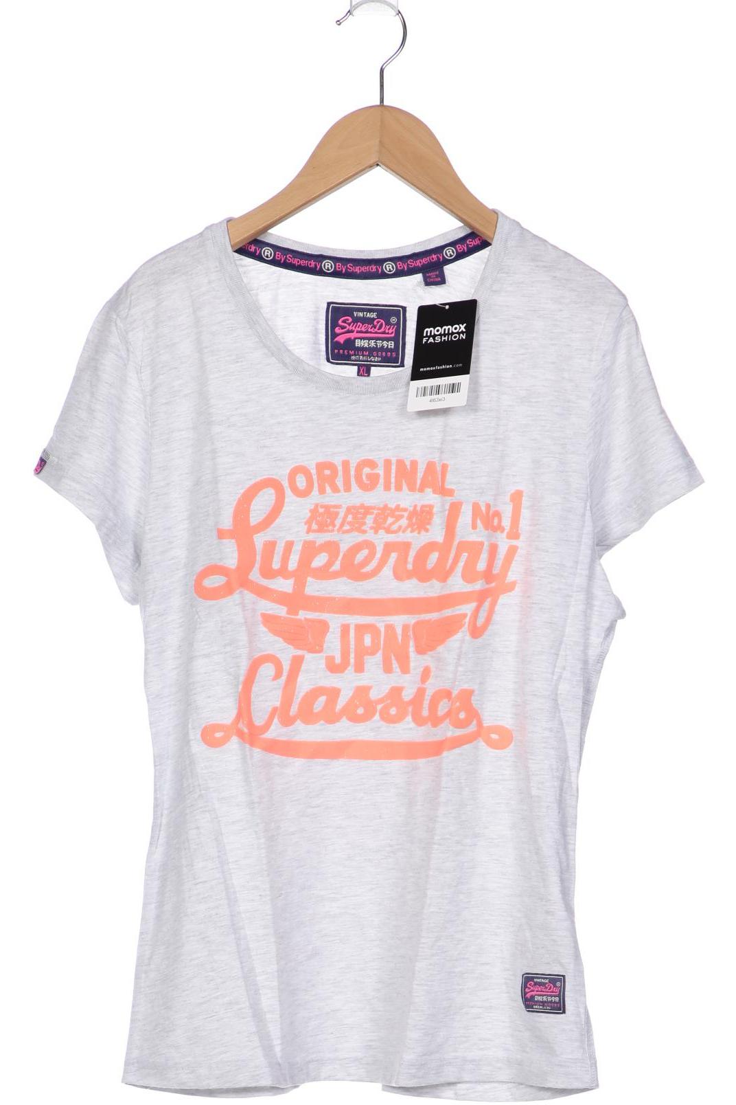 

Superdry Damen T-Shirt, grau, Gr. 44